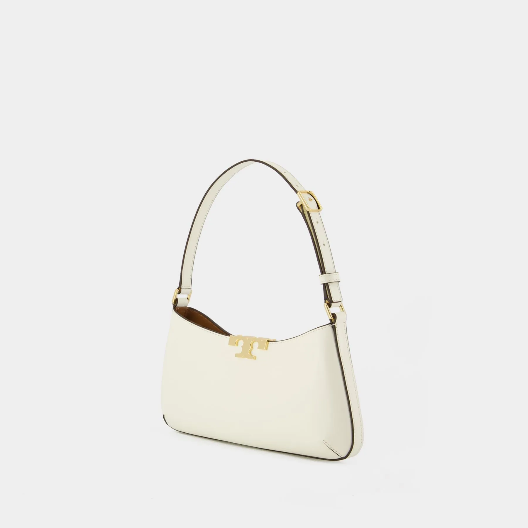 Eleanor Slim Shoulder Bag - Tory Burch - Leather - White