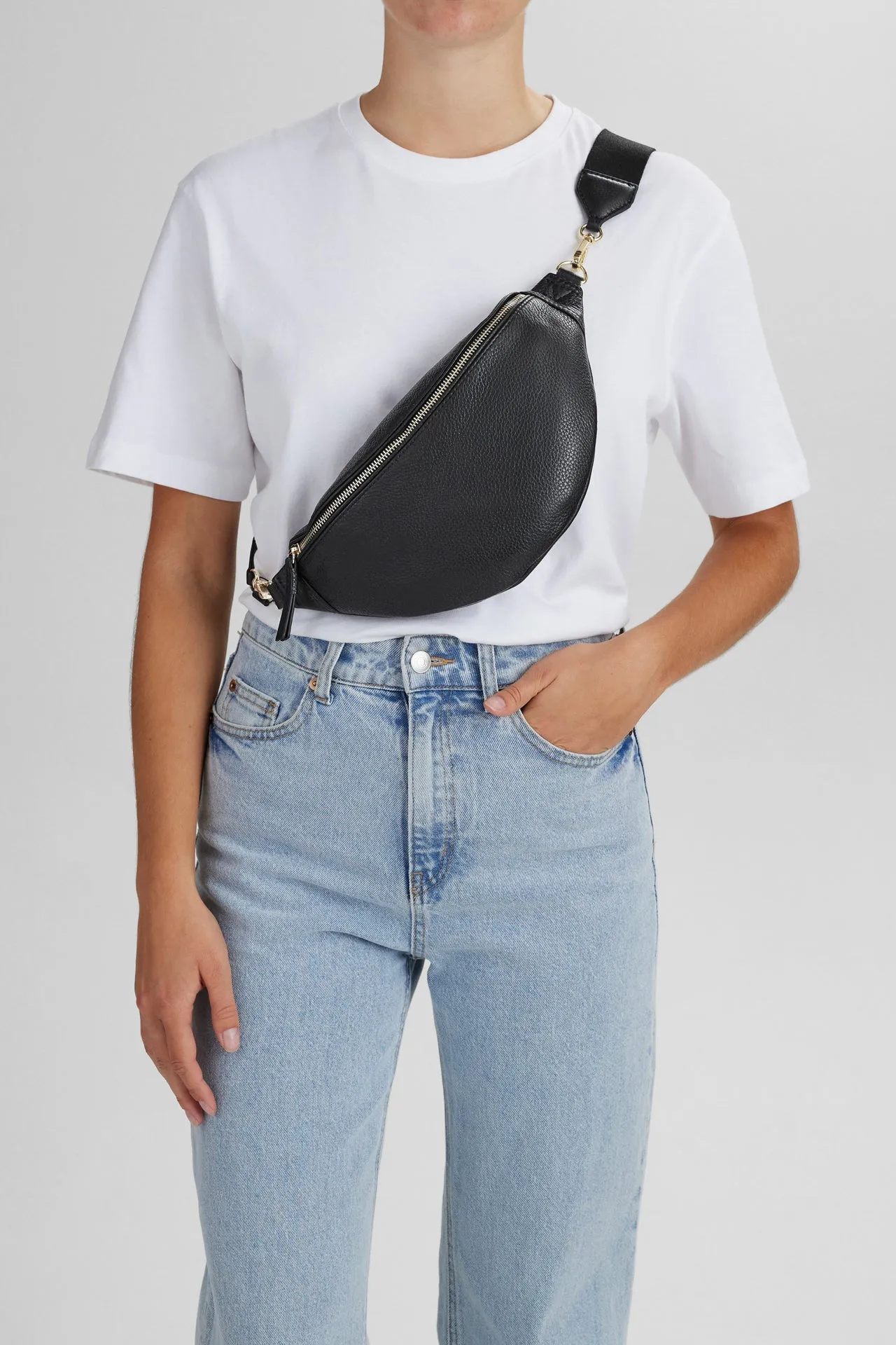 ElinorMBG Bum Bag, Grain, Gold