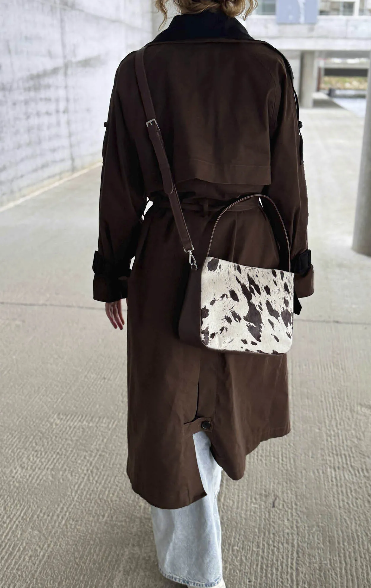 EsaMBG Crossbody Bag, Cow Print