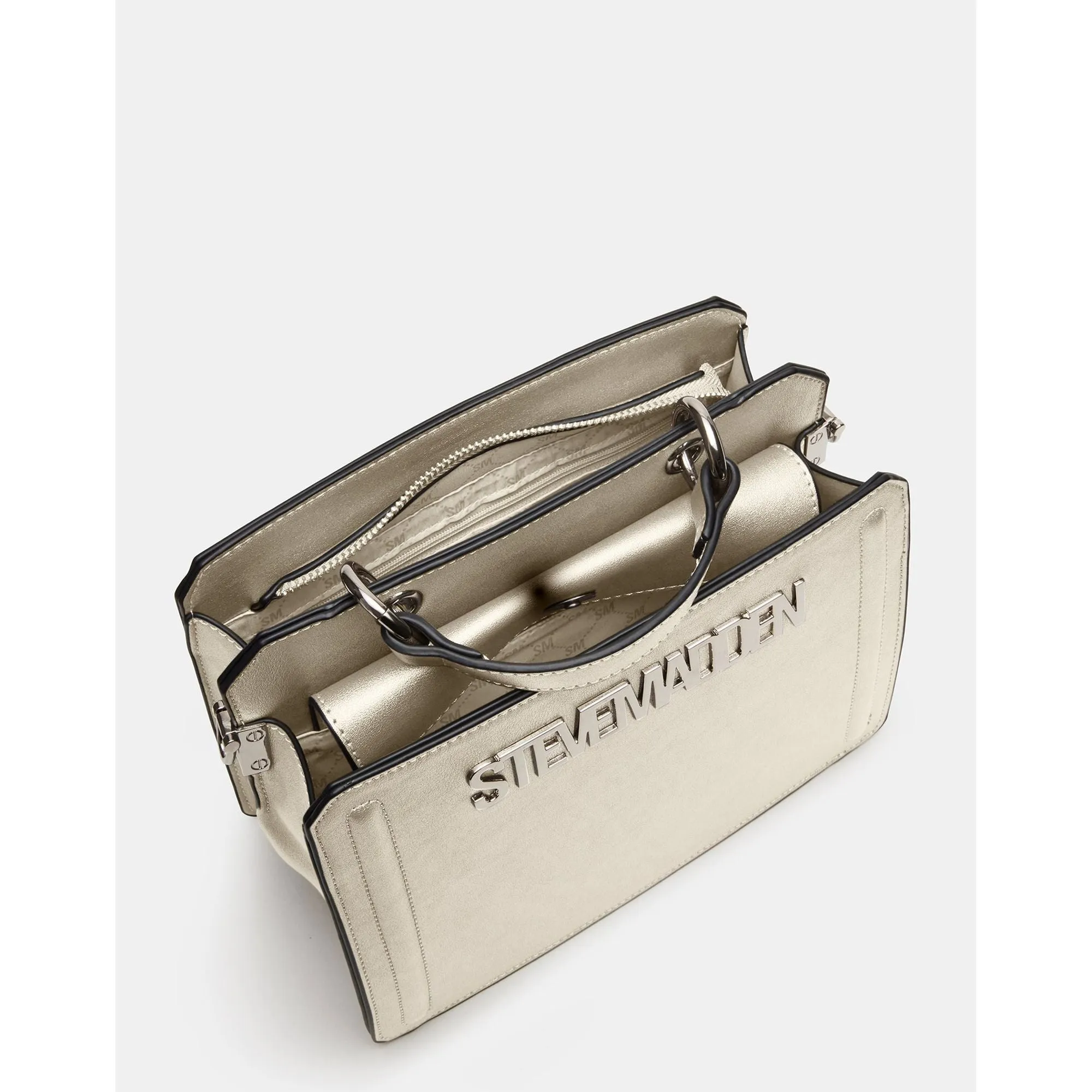 Evelyn Bag Pewter Metallic