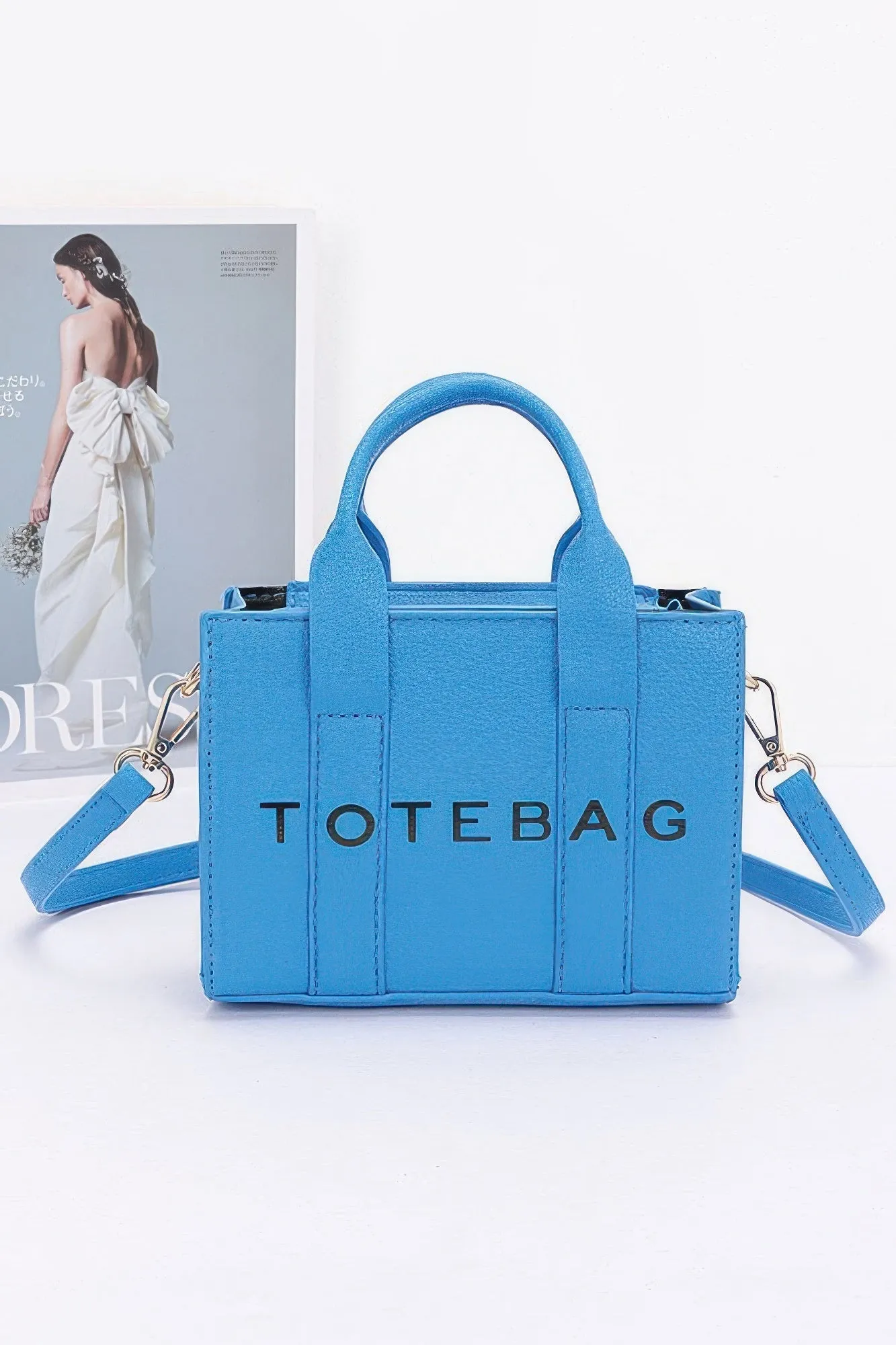 FASHNZFAB Women's Faux Leather Tote Bag