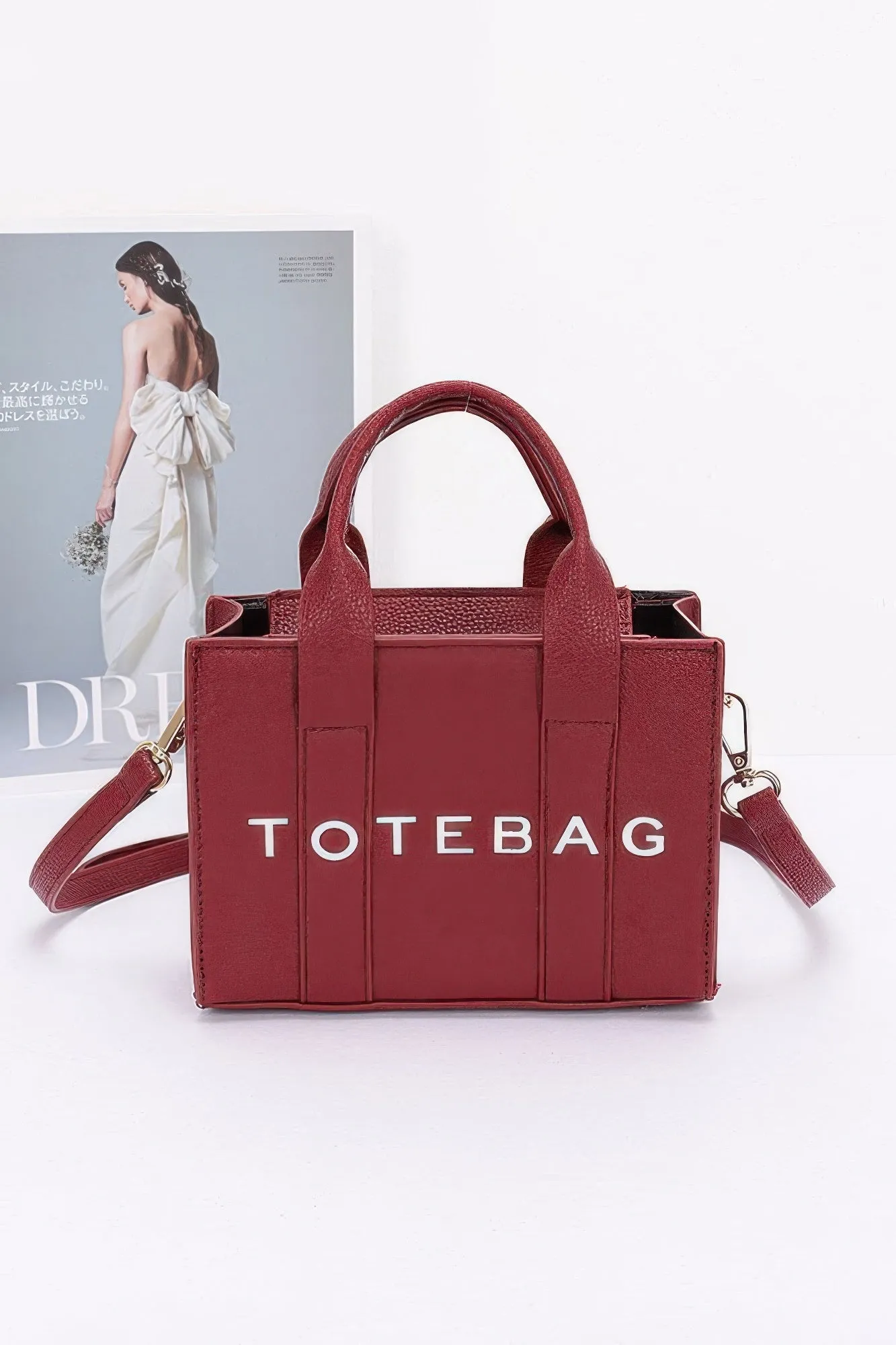 FASHNZFAB Women's Faux Leather Tote Bag