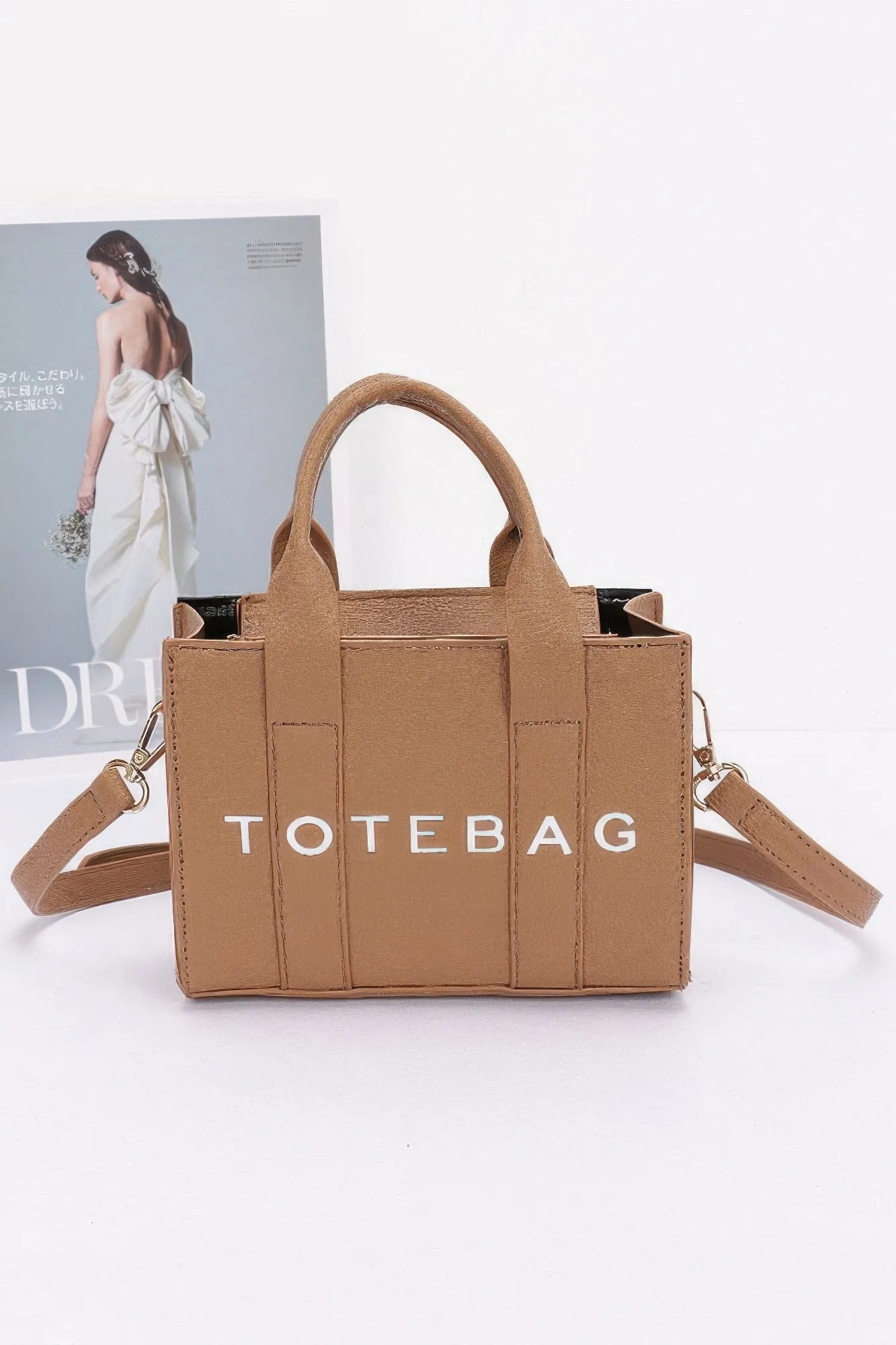 FASHNZFAB Women's Faux Leather Tote Bag
