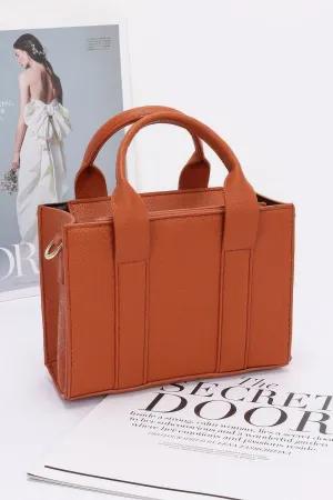 FASHNZFAB Women's Faux Leather Tote Bag