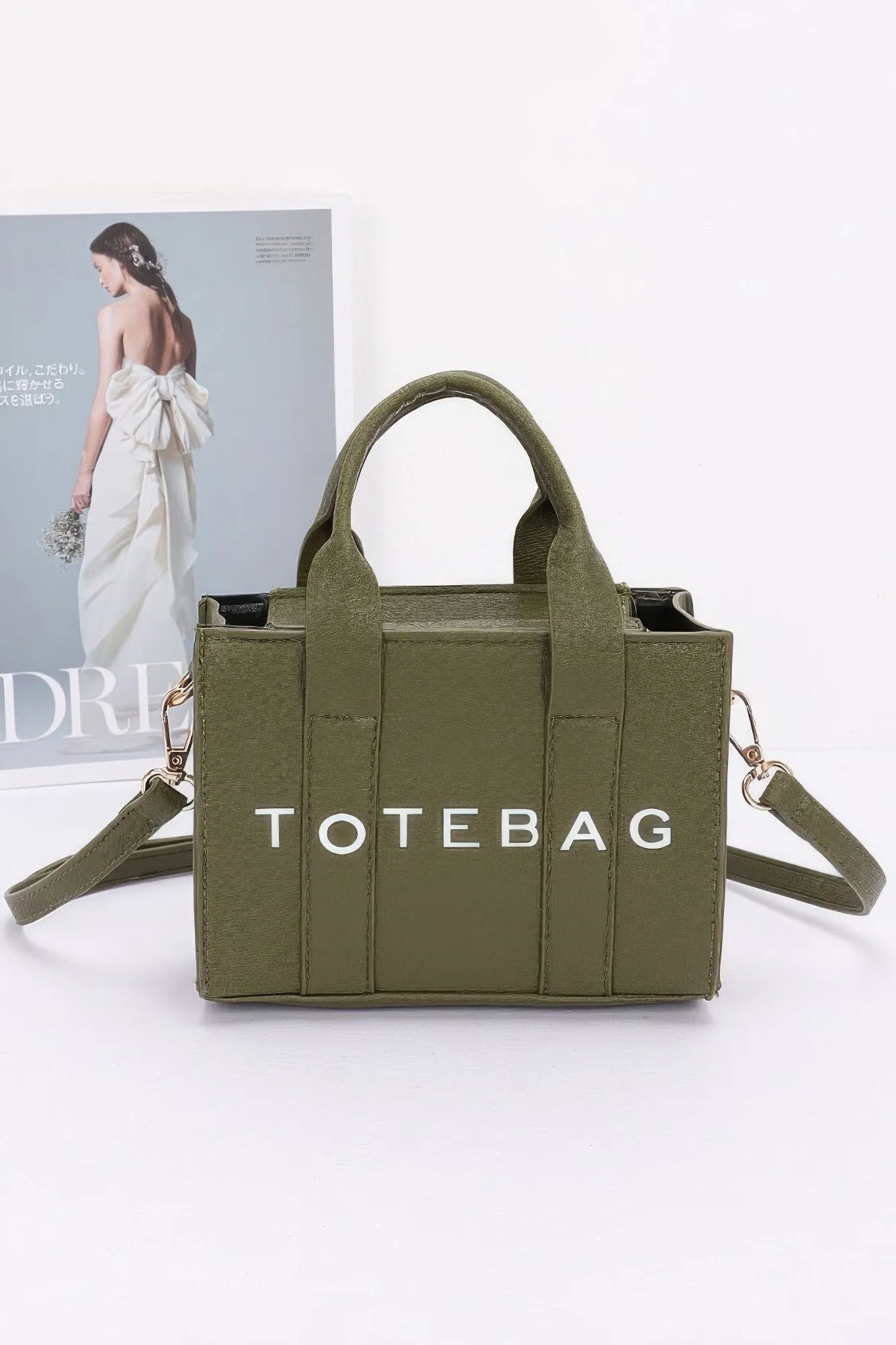 FASHNZFAB Women's Faux Leather Tote Bag