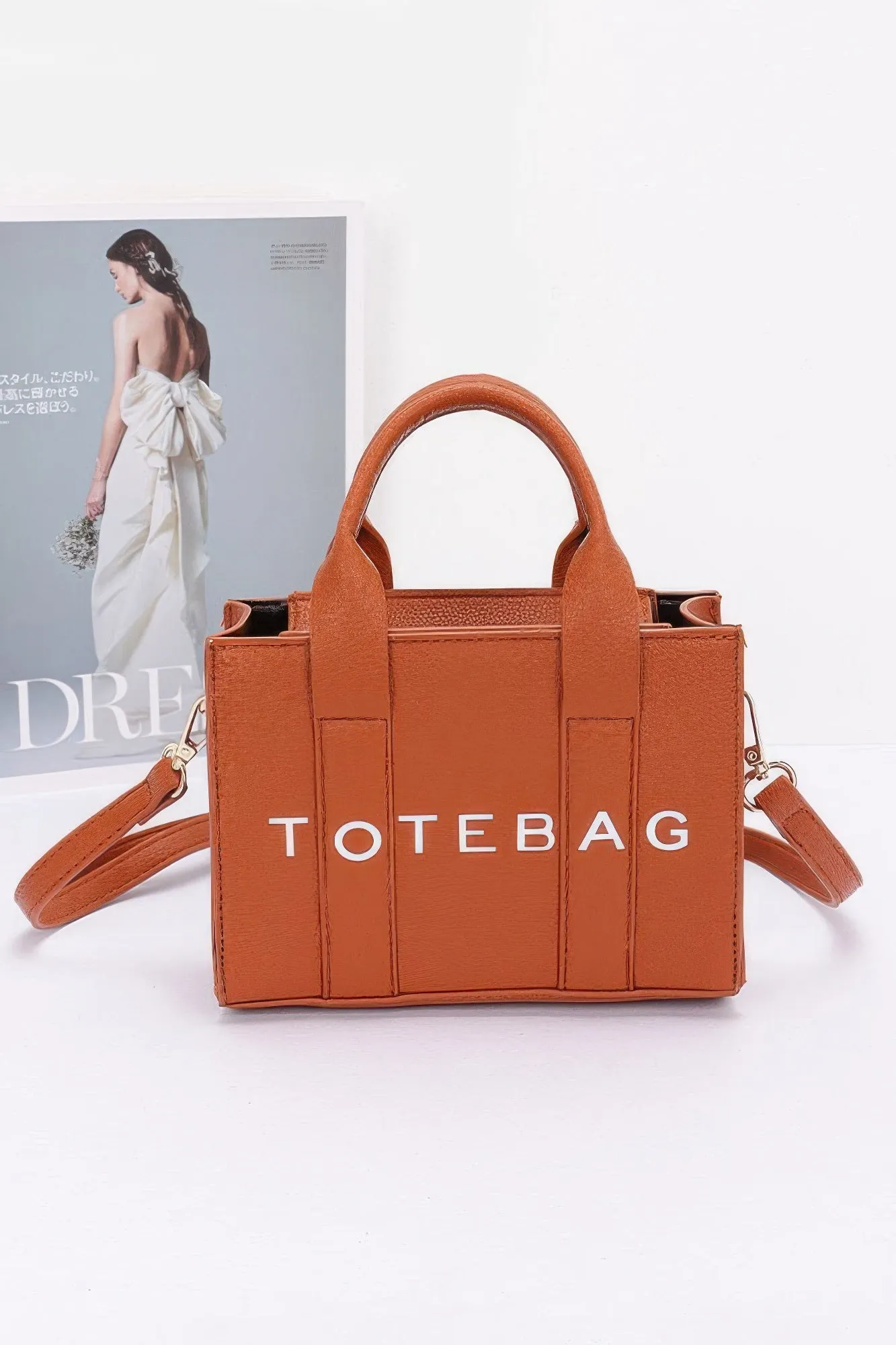 FASHNZFAB Women's Faux Leather Tote Bag