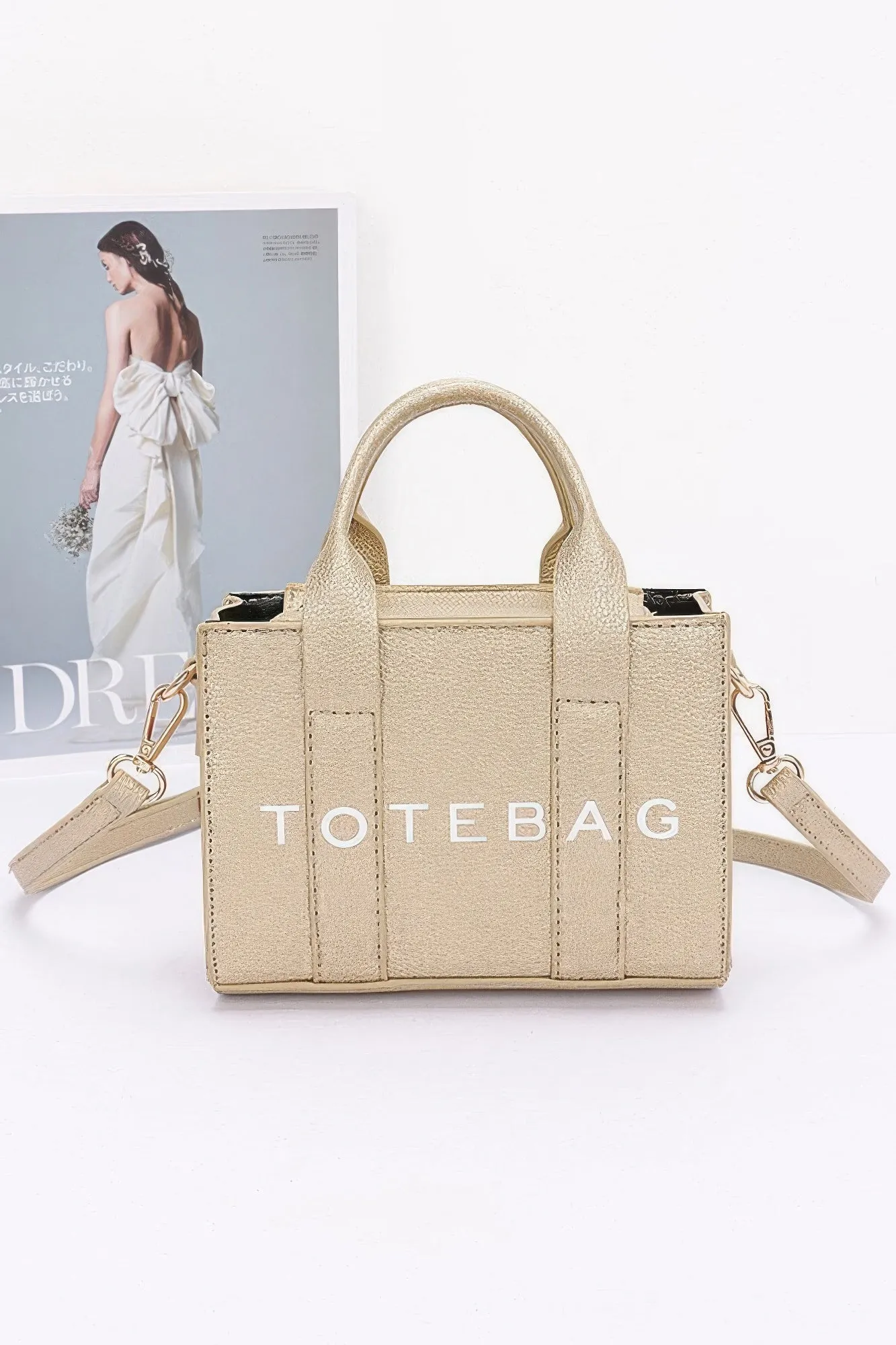 FASHNZFAB Women's Faux Leather Tote Bag