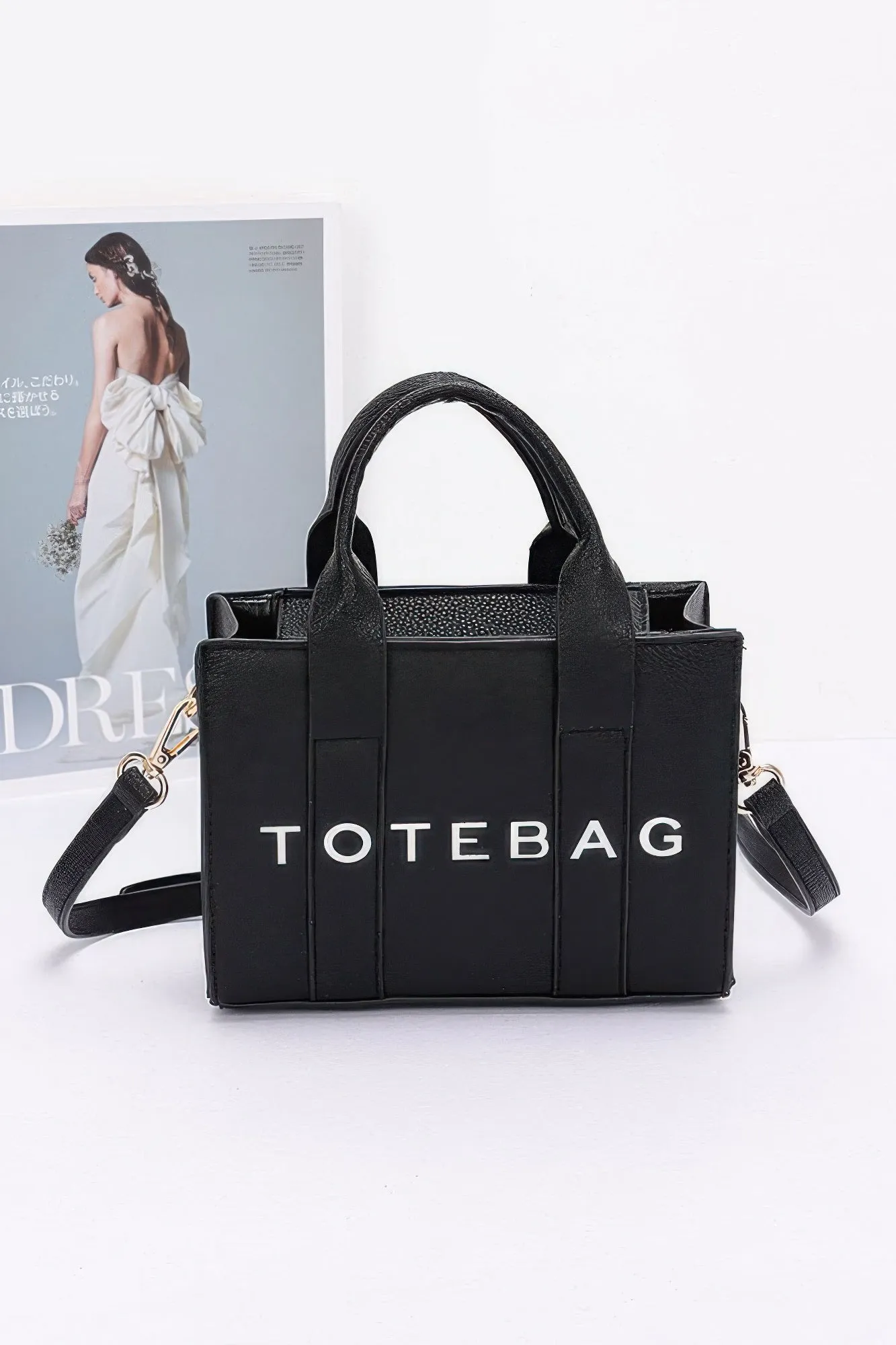 FASHNZFAB Women's Faux Leather Tote Bag
