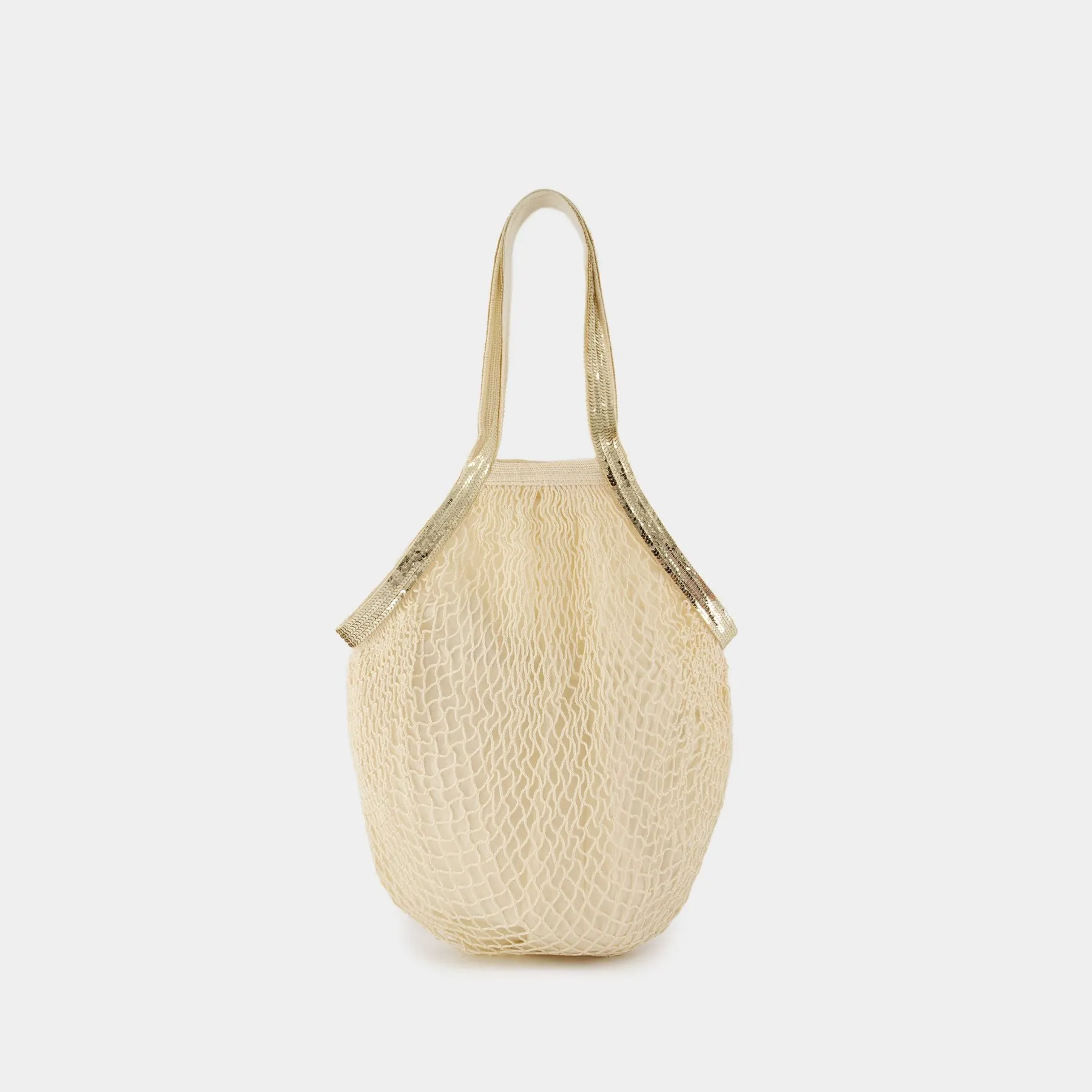 Filet Shoulder Bag - Vanessa Bruno - Cotton - Beige