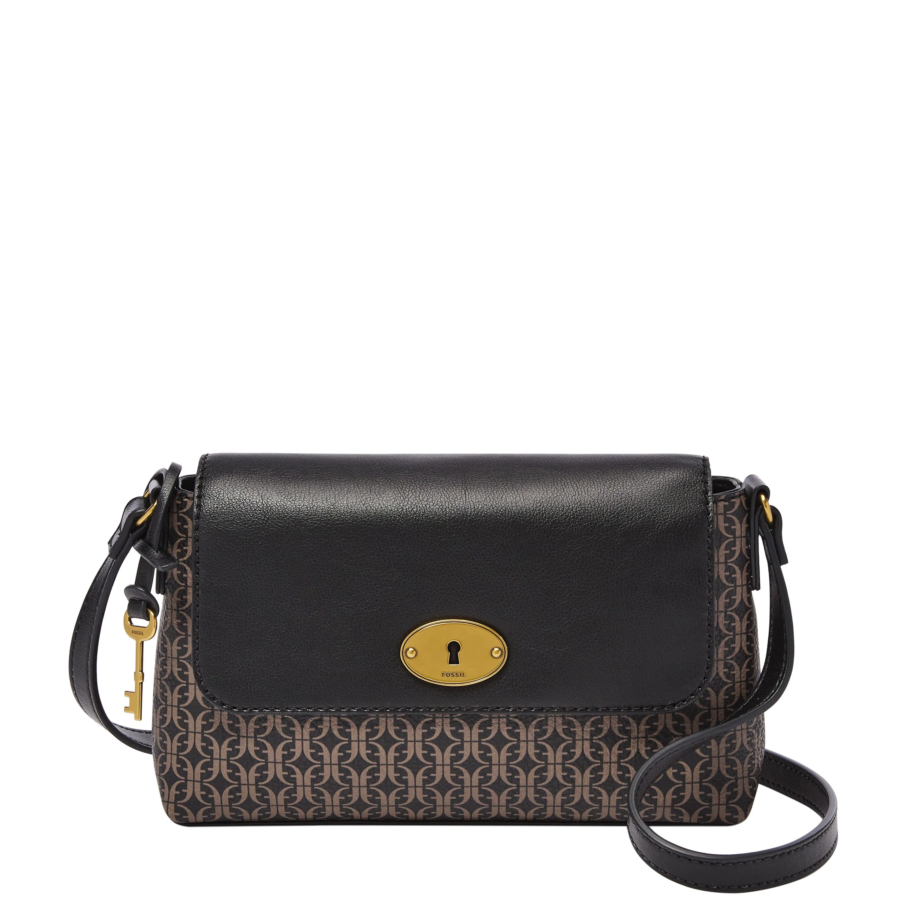 Fossil Women's Gabriella Printed PVC Small Flap Crossbody