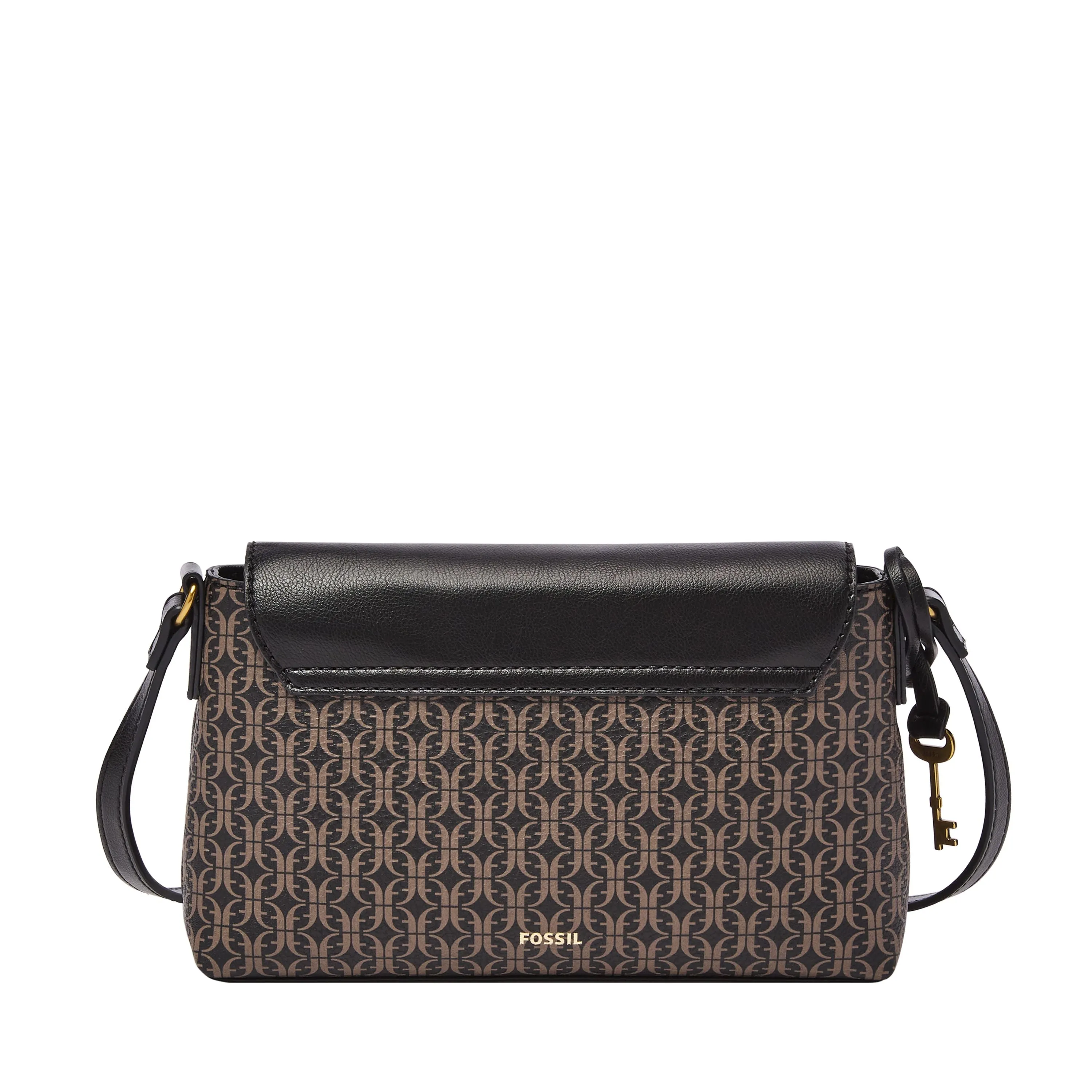 Fossil Women's Gabriella Printed PVC Small Flap Crossbody