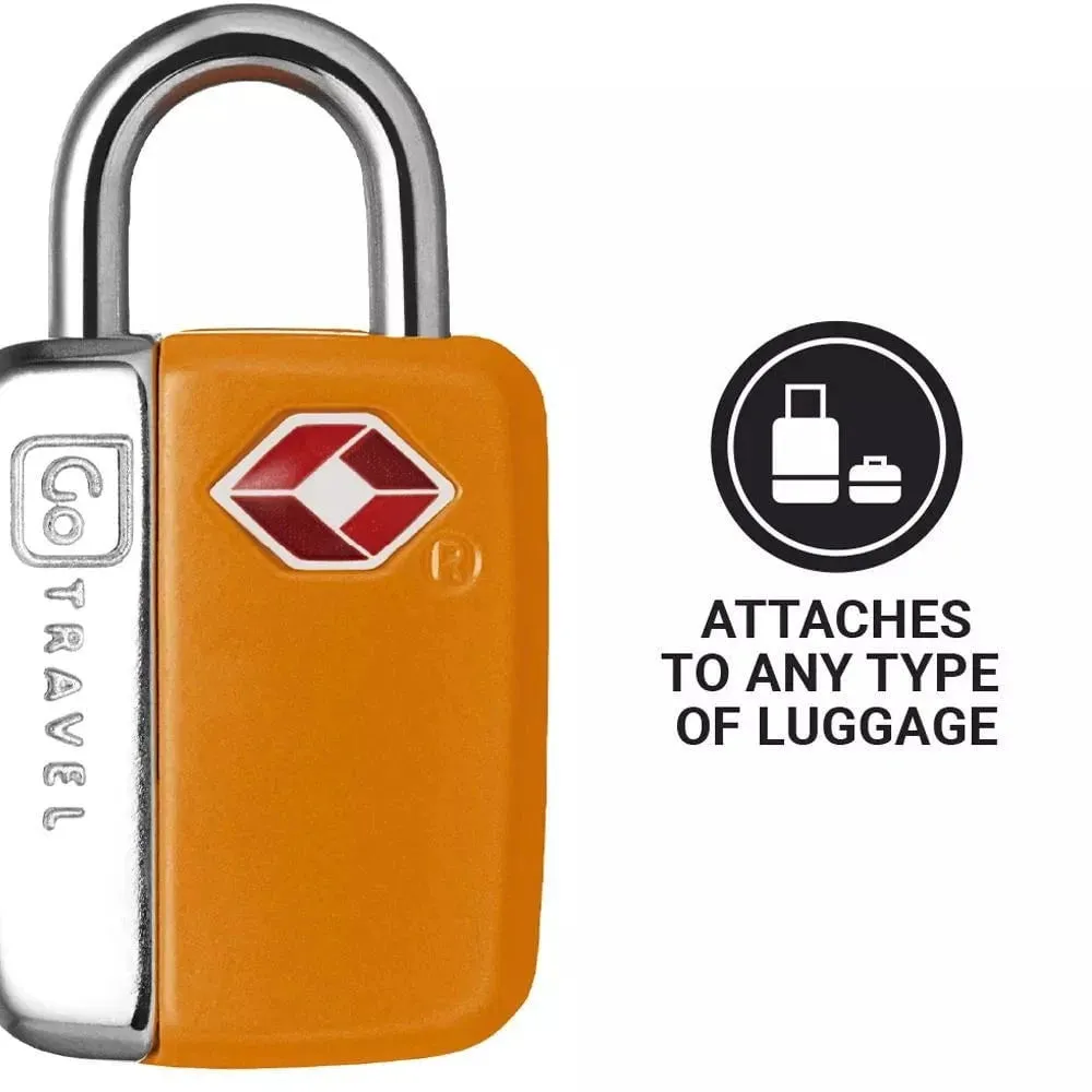 Go Travel Key Lock Twin Padlocks TSA