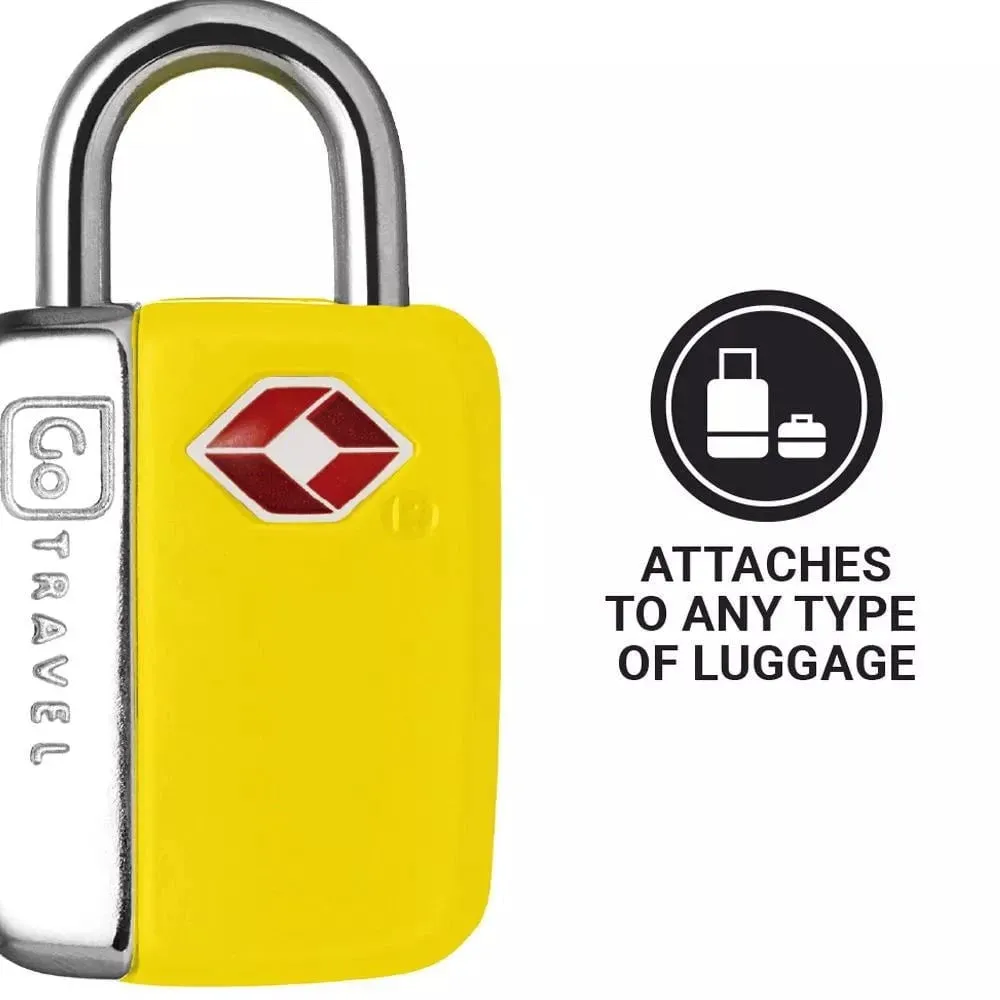 Go Travel Key Lock Twin Padlocks TSA