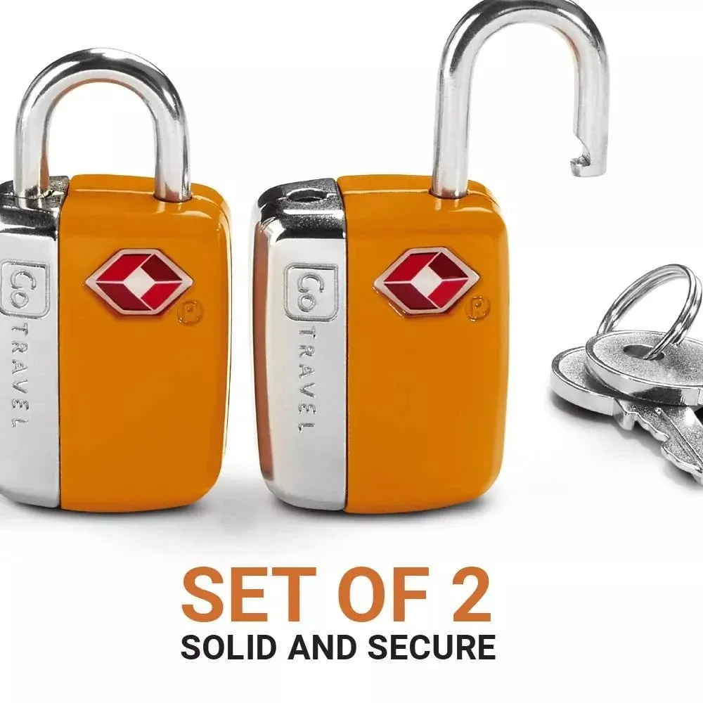 Go Travel Key Lock Twin Padlocks TSA