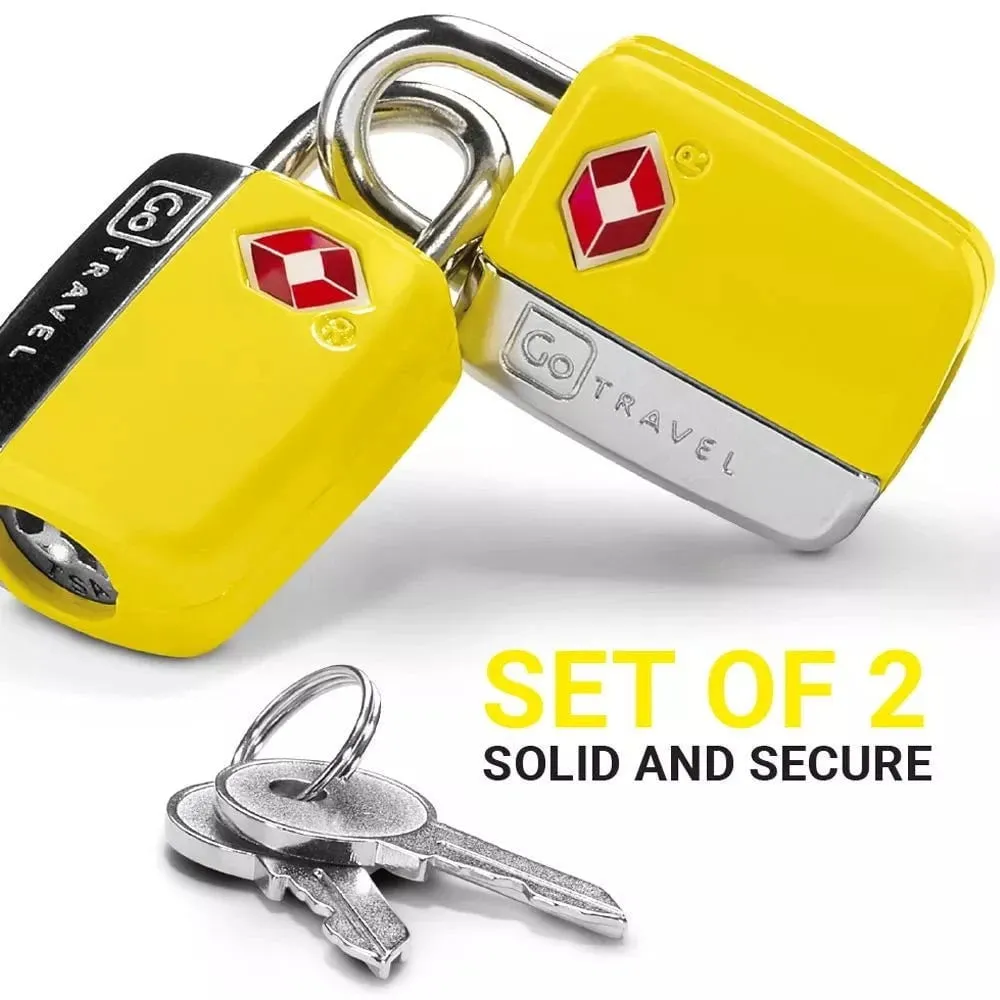 Go Travel Key Lock Twin Padlocks TSA