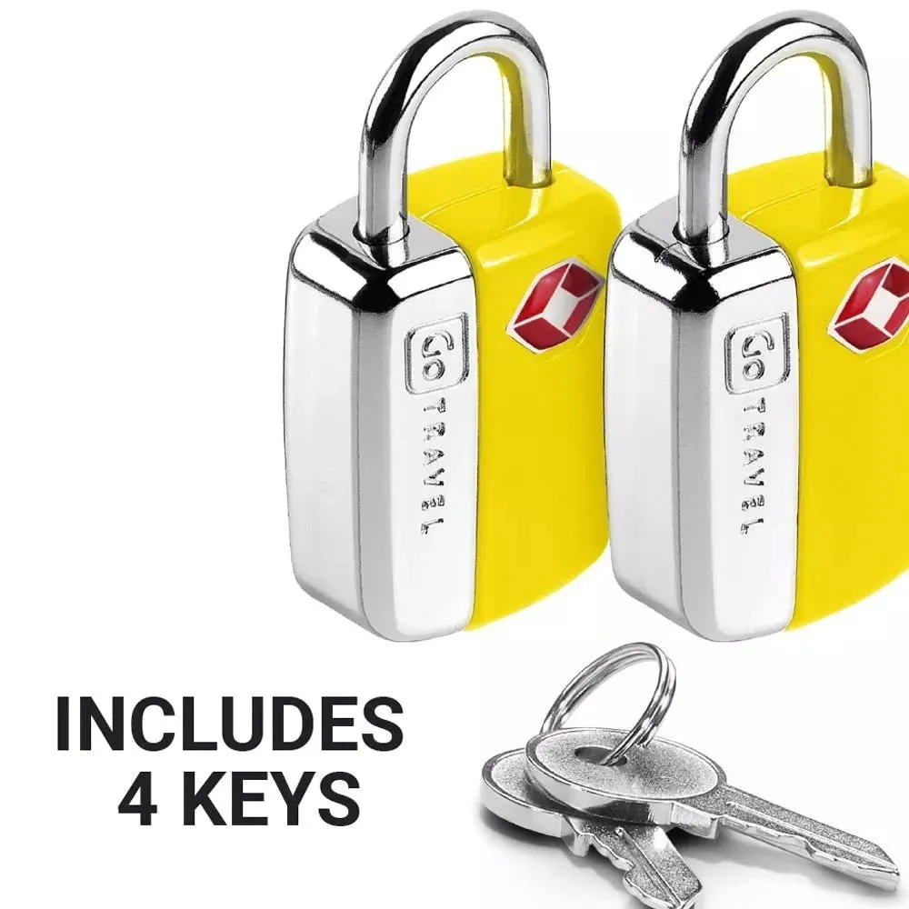 Go Travel Key Lock Twin Padlocks TSA