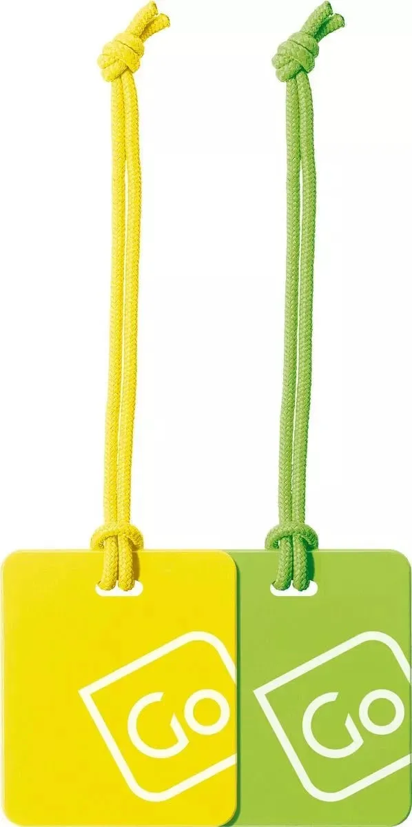 Go Travel Luggage Tags Twin Pack