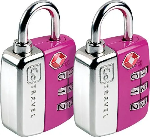 Go Travel TSA Combi Padlock TSA - 2 pk