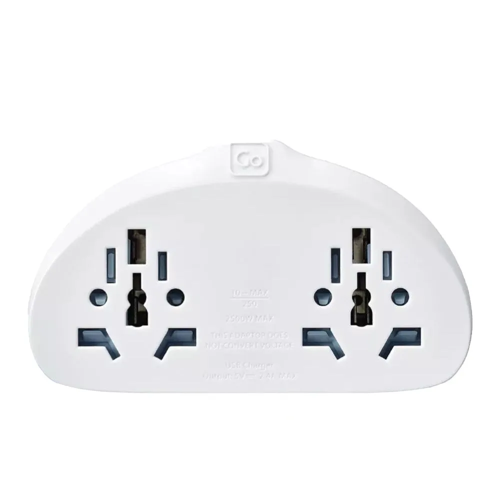 Go Travel World-EU Adaptor Duo   USB