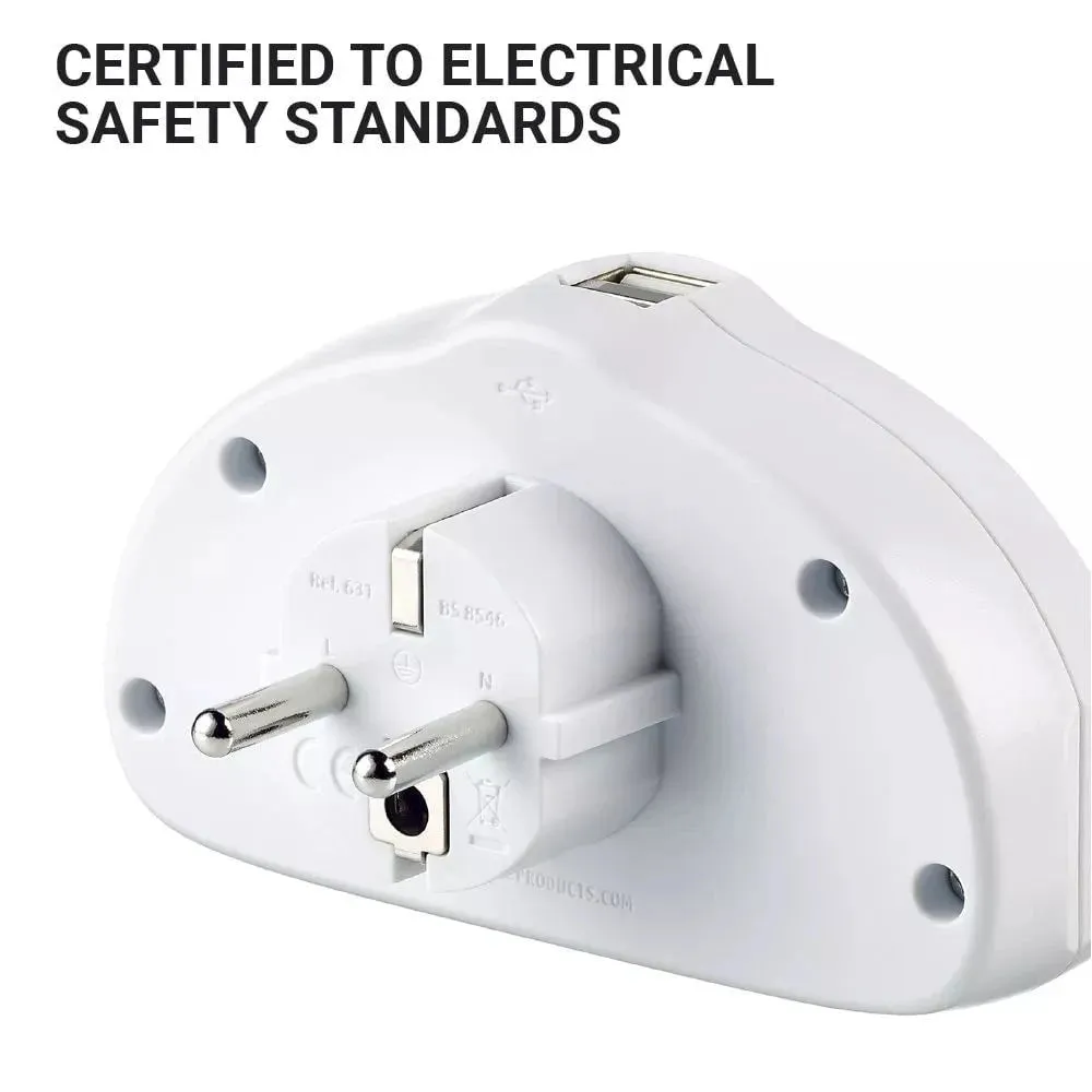 Go Travel World-EU Adaptor Duo   USB