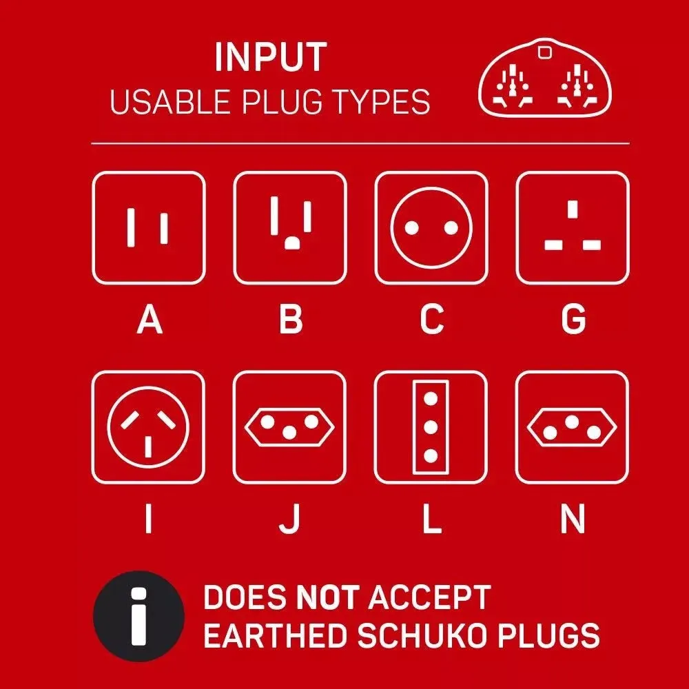 Go Travel World-UK Duo Adaptor   USB