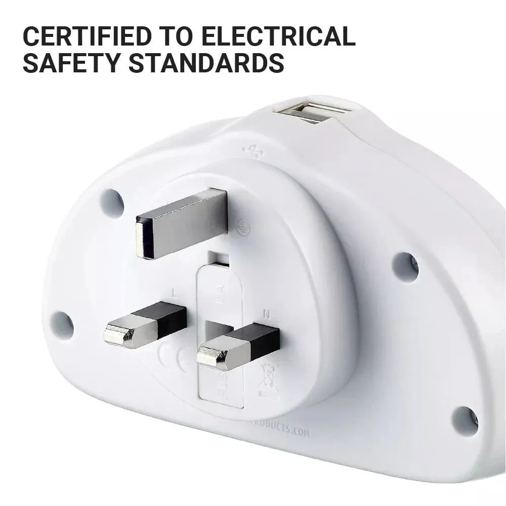Go Travel World-UK Duo Adaptor   USB