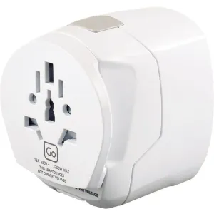 Go Travel Worldwide Adapter with Twin USB Ports