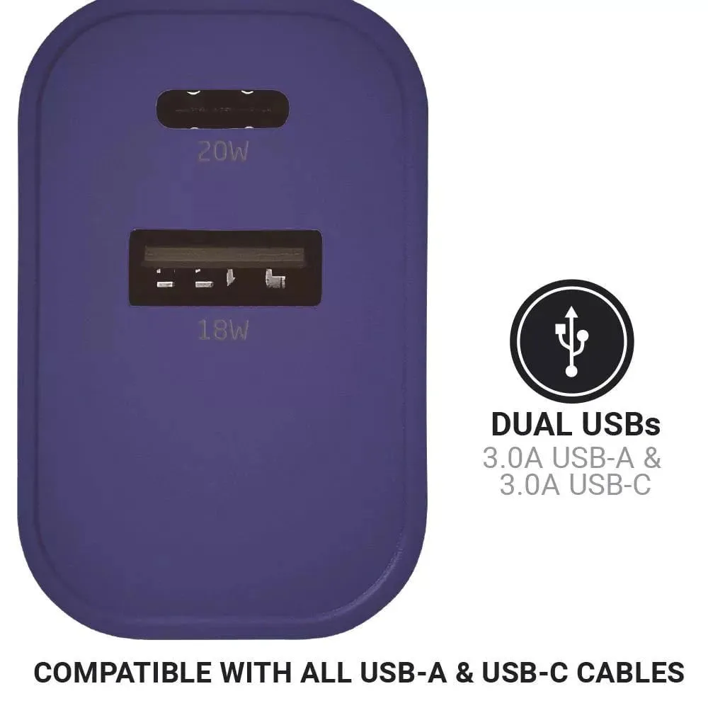 Go Travel Worldwide USB-A & USB-C Charger  