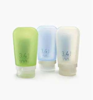 GoToob - 3 Pack 100ml / 3.4 oz Travel Tubes