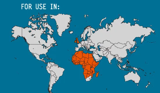 Grounded Adapter Plug (Great Britain/Africa)