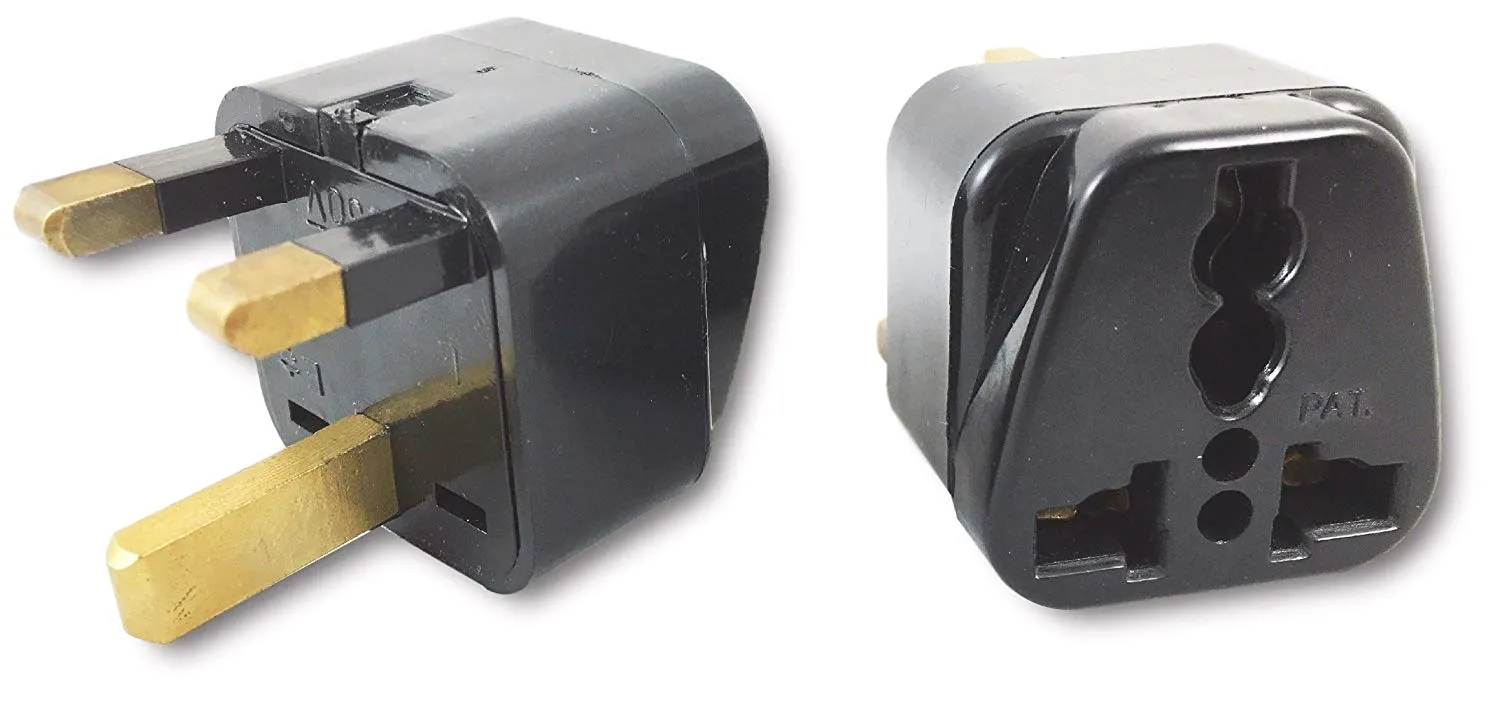 Grounded UK Adapter Plug