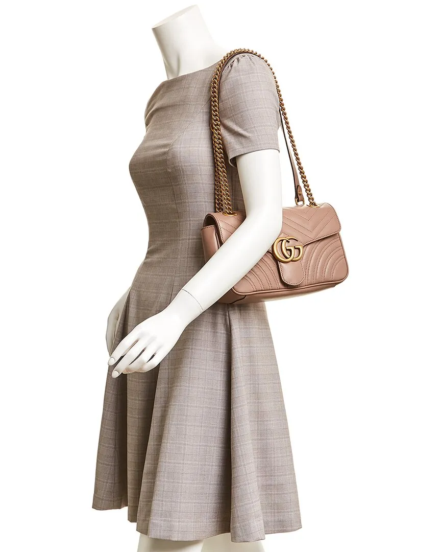 Gucci GG Marmont Small Matelasse Leather Shoulder Bag
