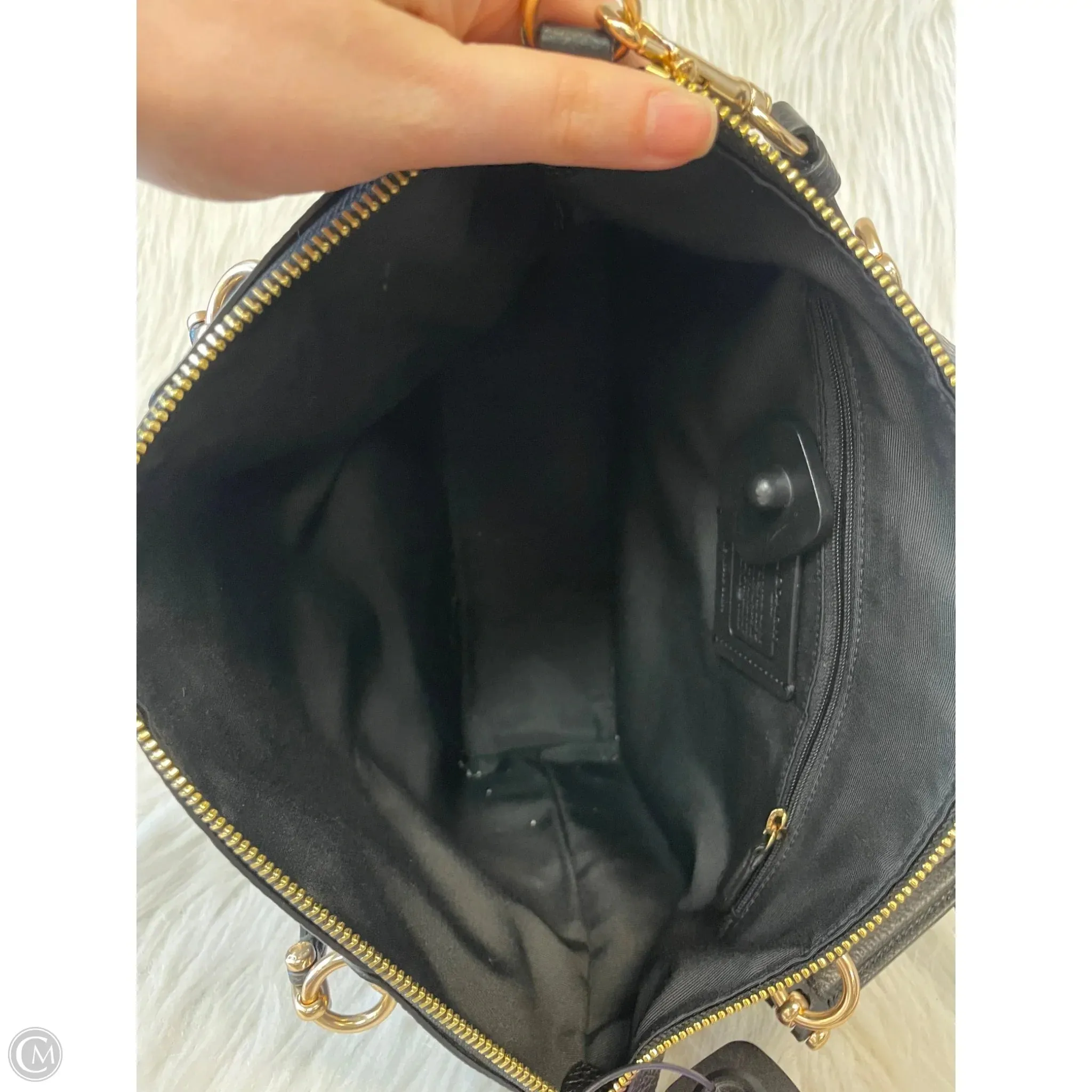 Handbag Designer By Coach, Size: Medium