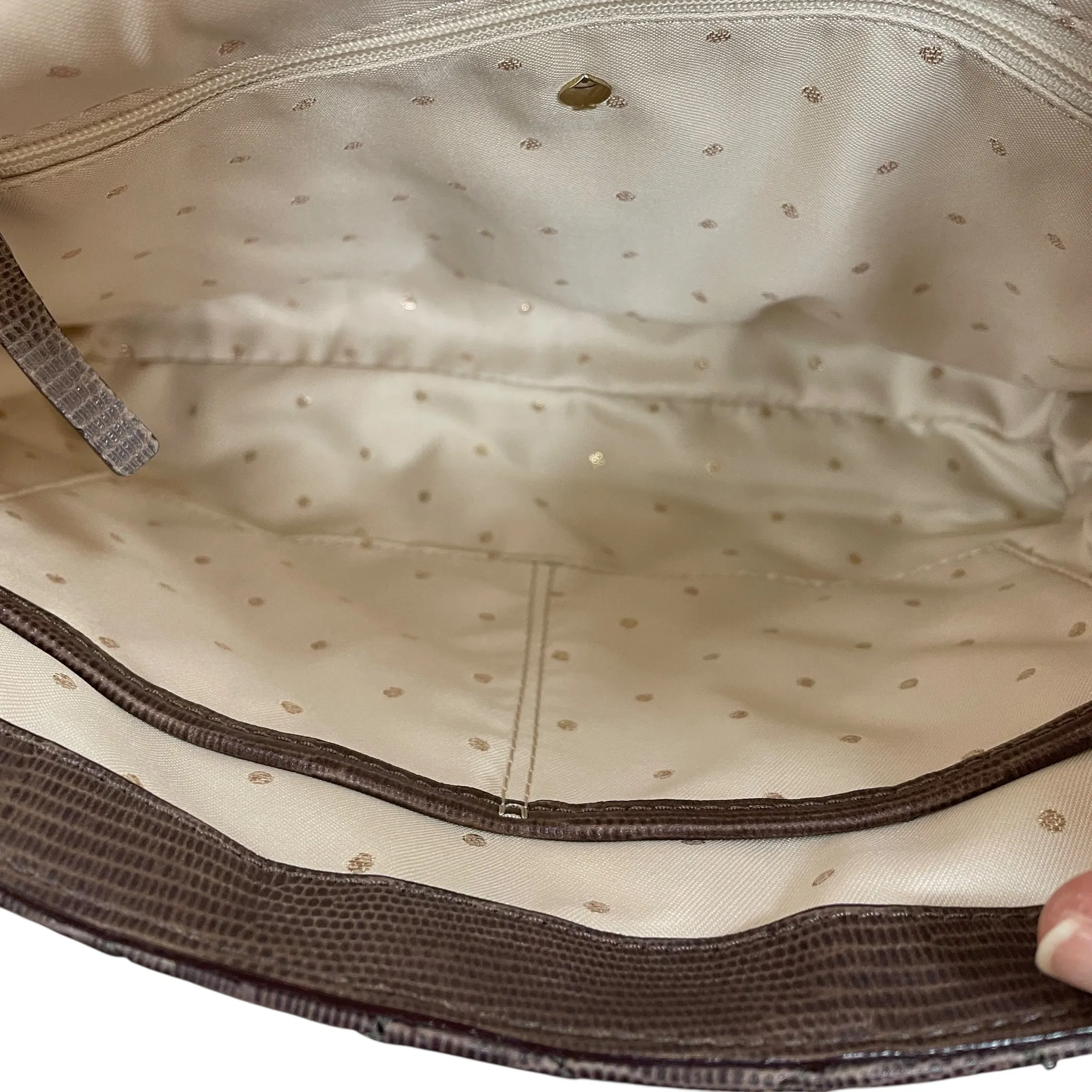 Handbag Designer By Kate Spade In Brown, Size:Medium