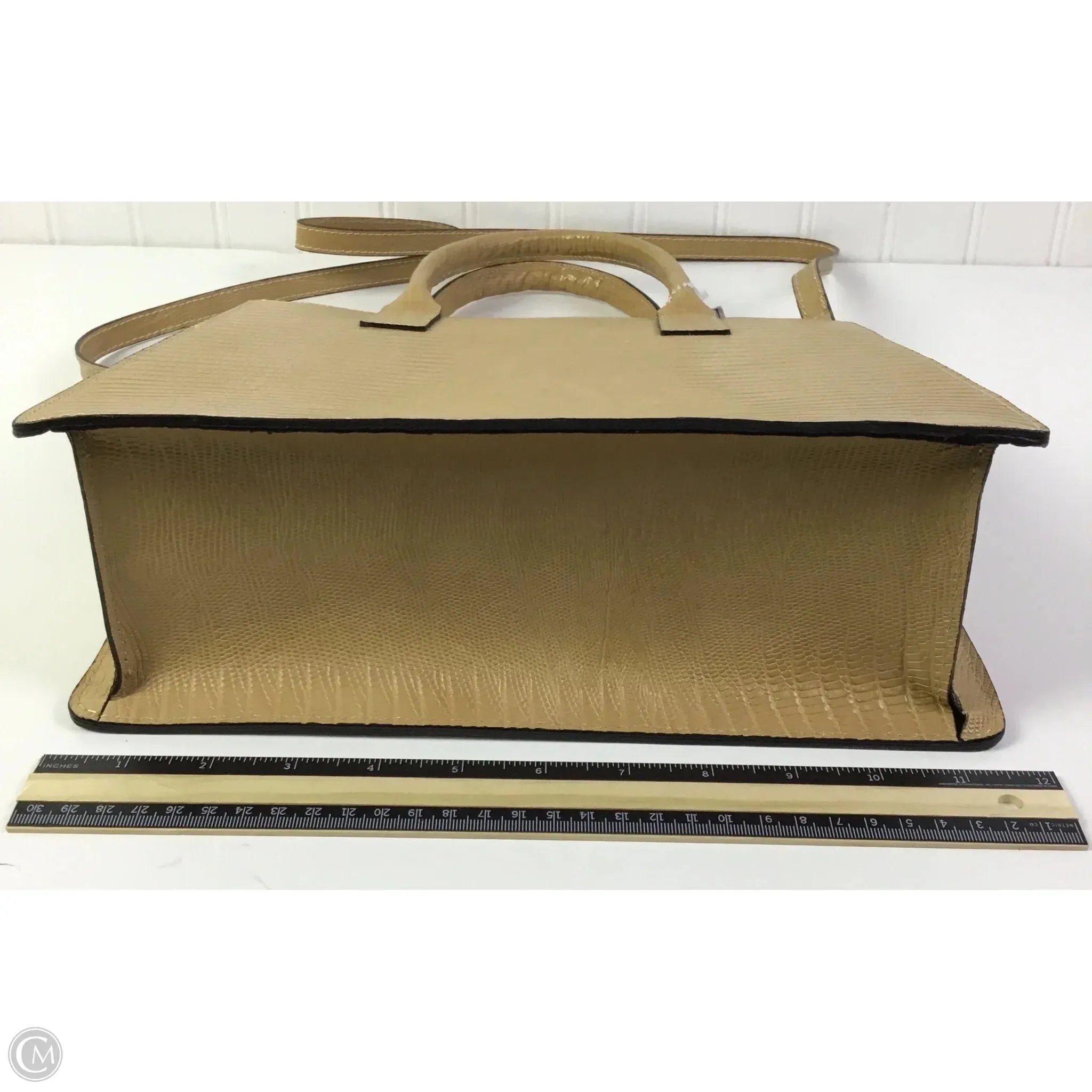 Handbag Leather By Clothes Mentor, Size: Large