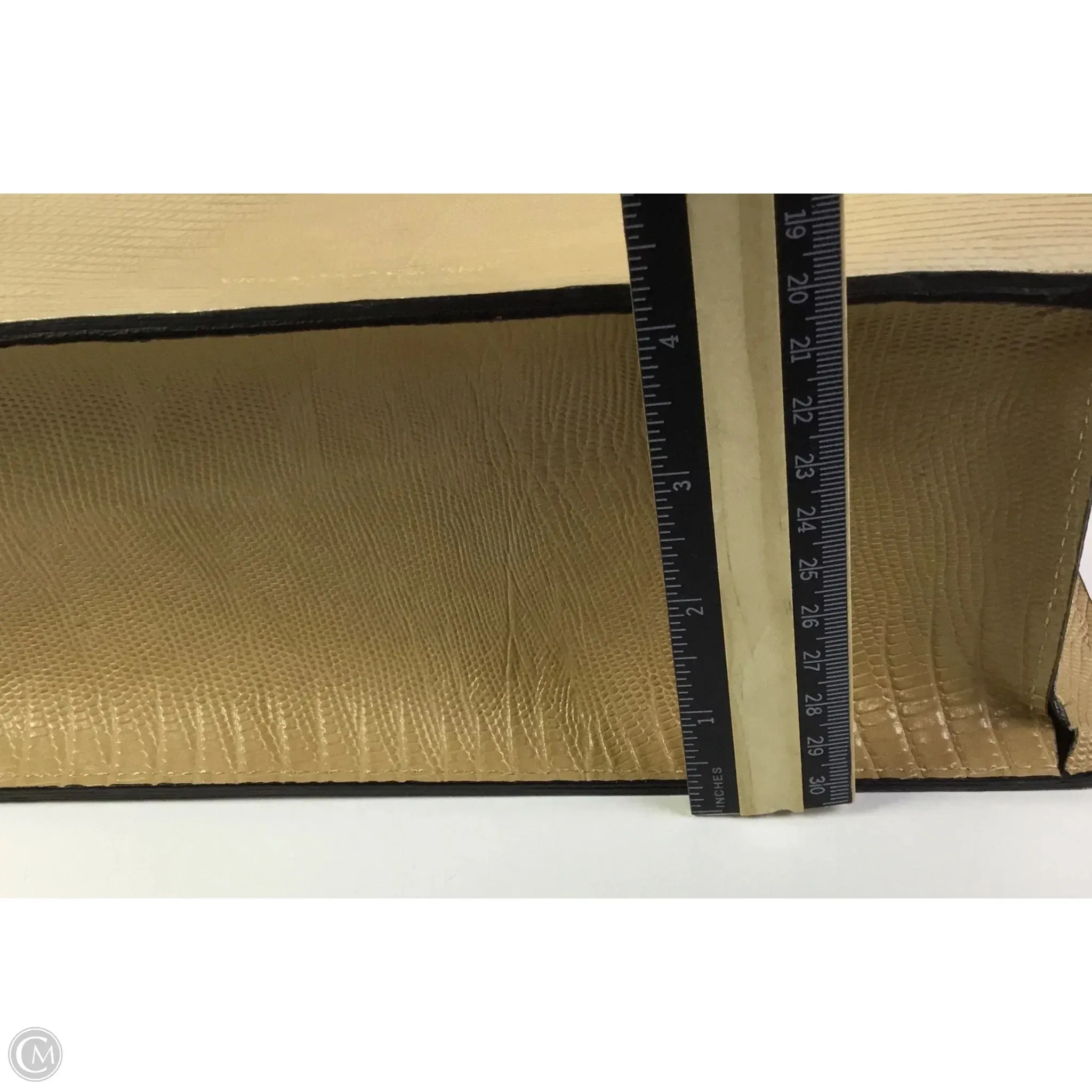 Handbag Leather By Clothes Mentor, Size: Large