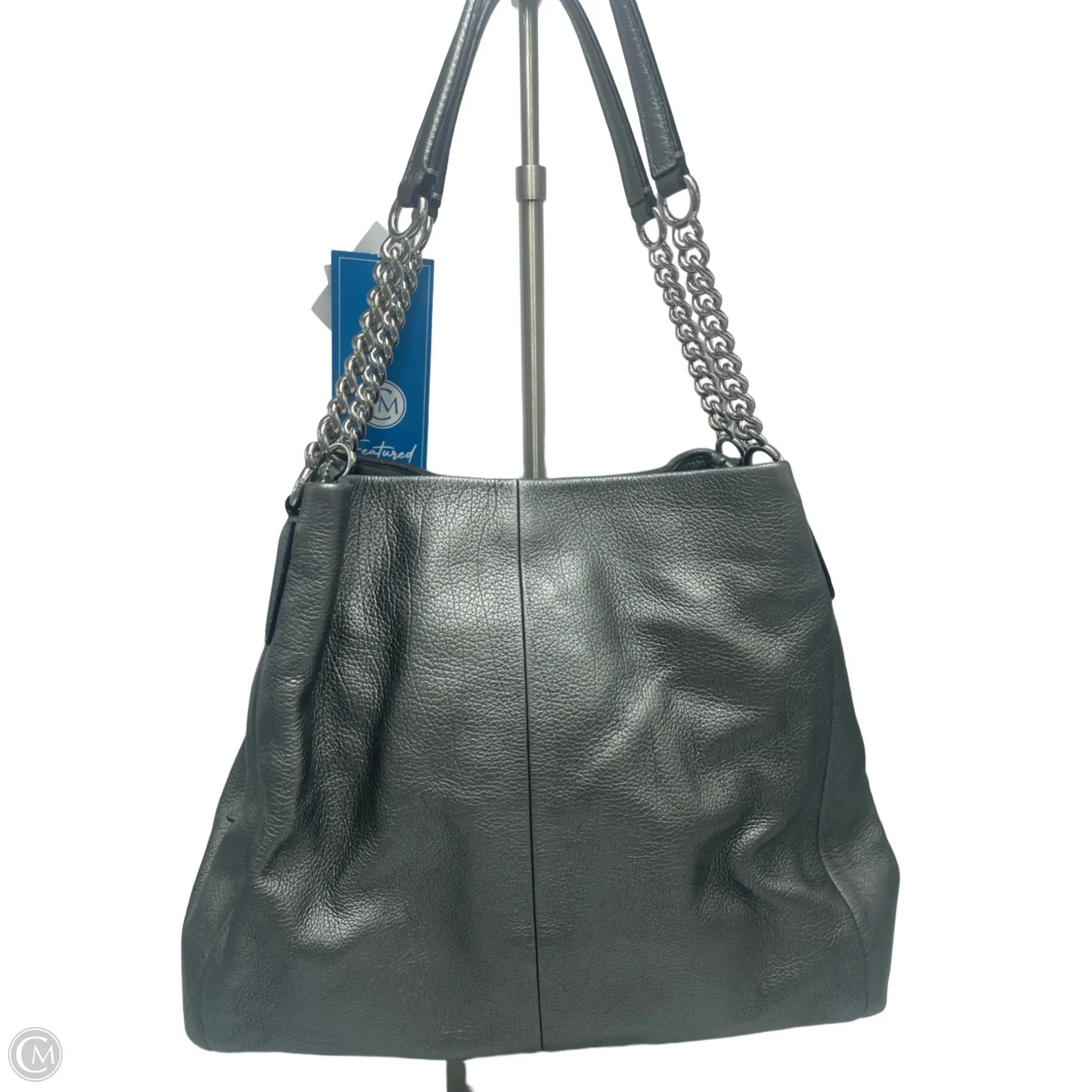 Handbag Leather Designer By Coach