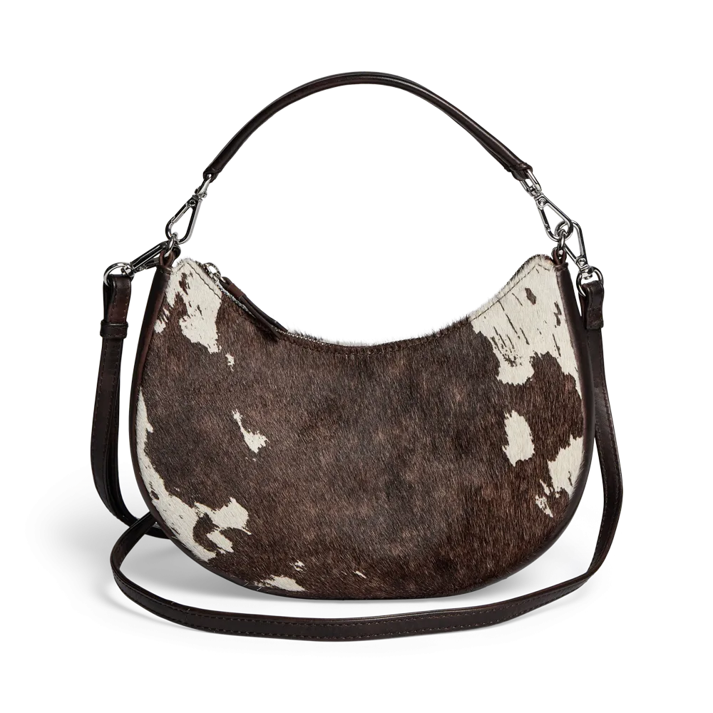 HeliaMBG Crossbody Bag, Cow Print