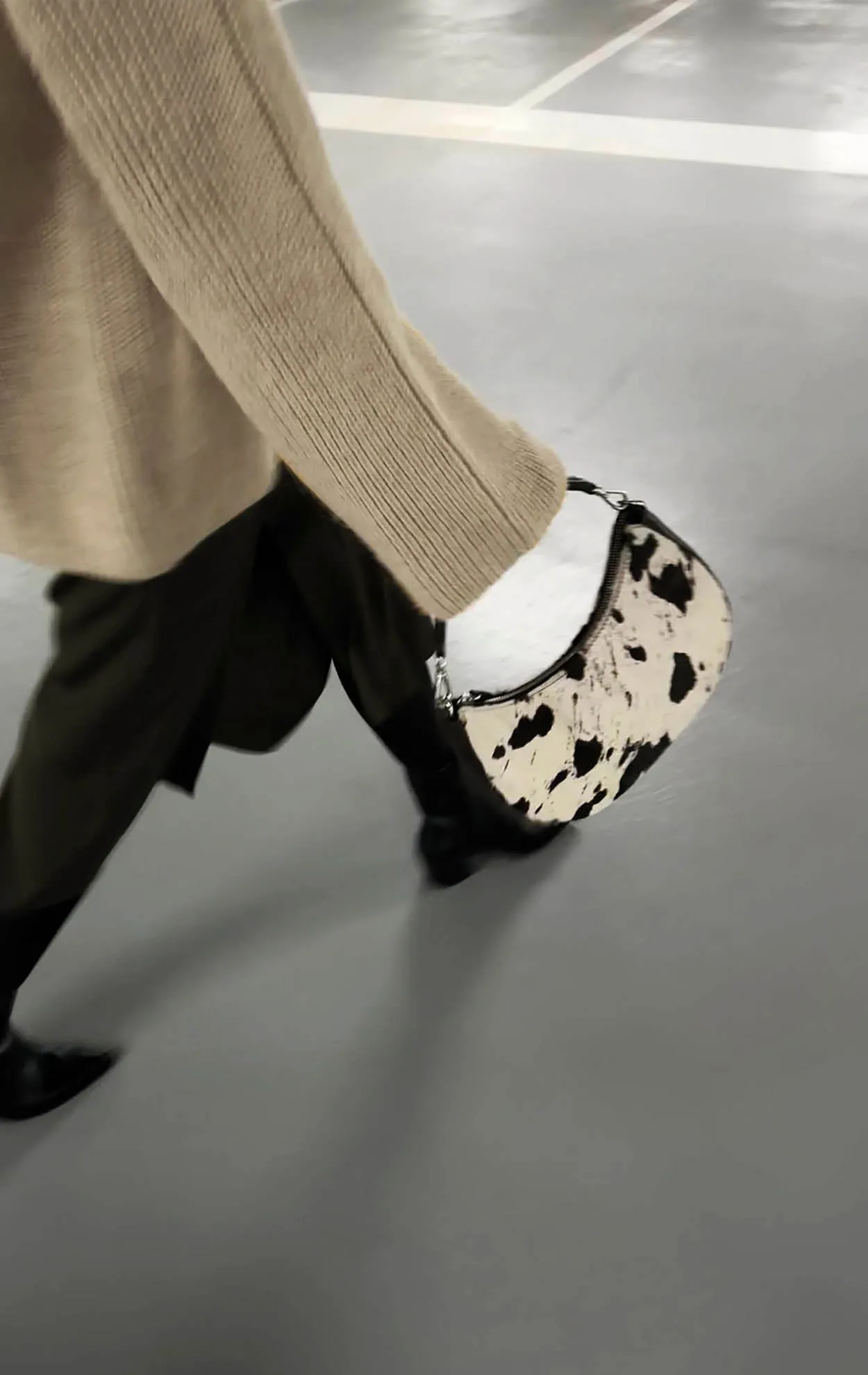 HeliaMBG Crossbody Bag, Cow Print