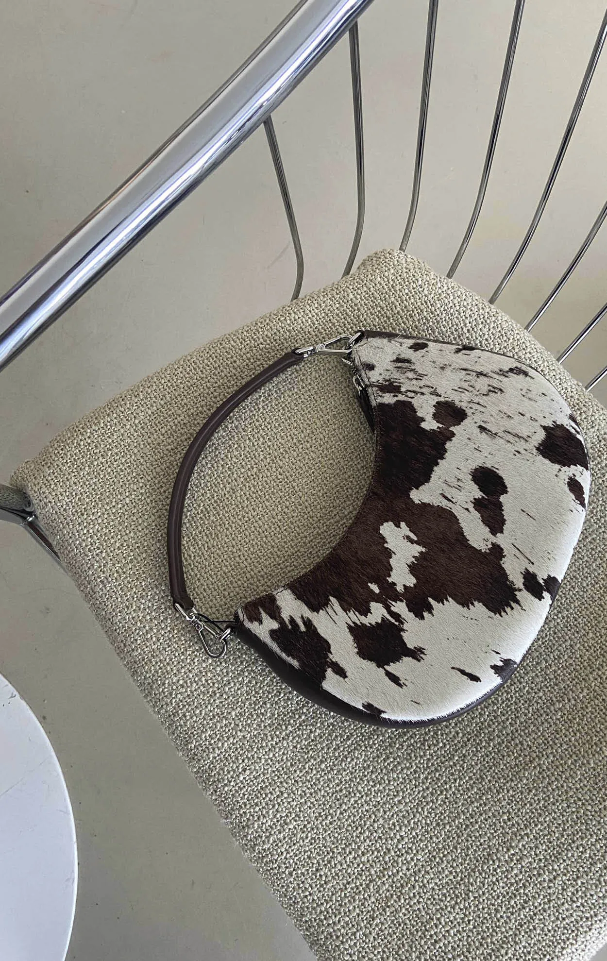 HeliaMBG Crossbody Bag, Cow Print
