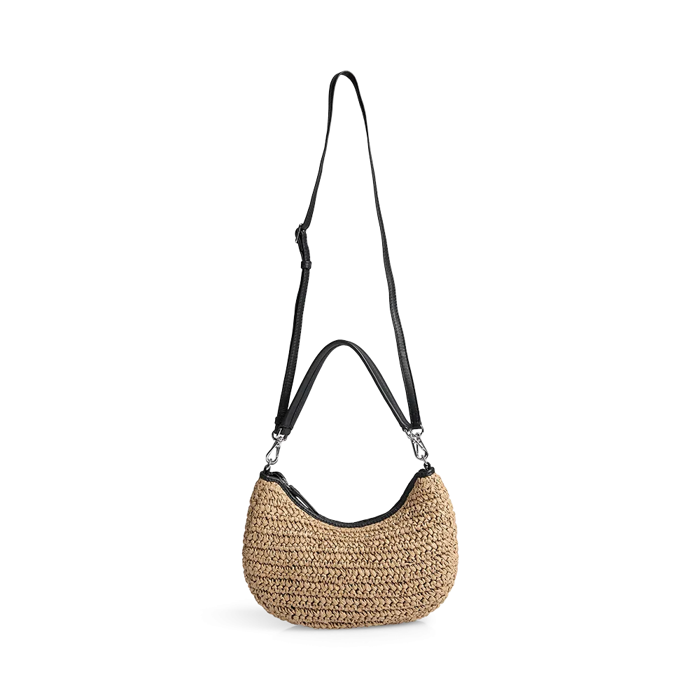 HeliaMBG Crossbody Bag, Raffia