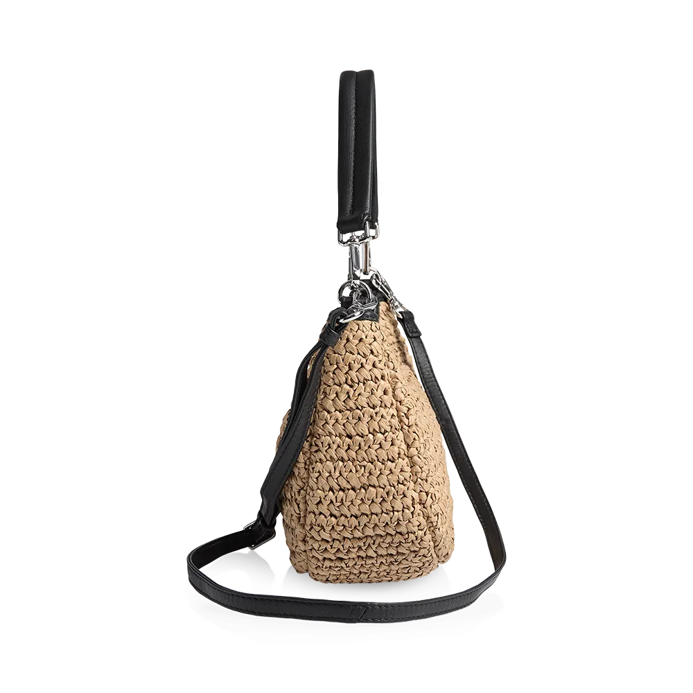 HeliaMBG Crossbody Bag, Raffia