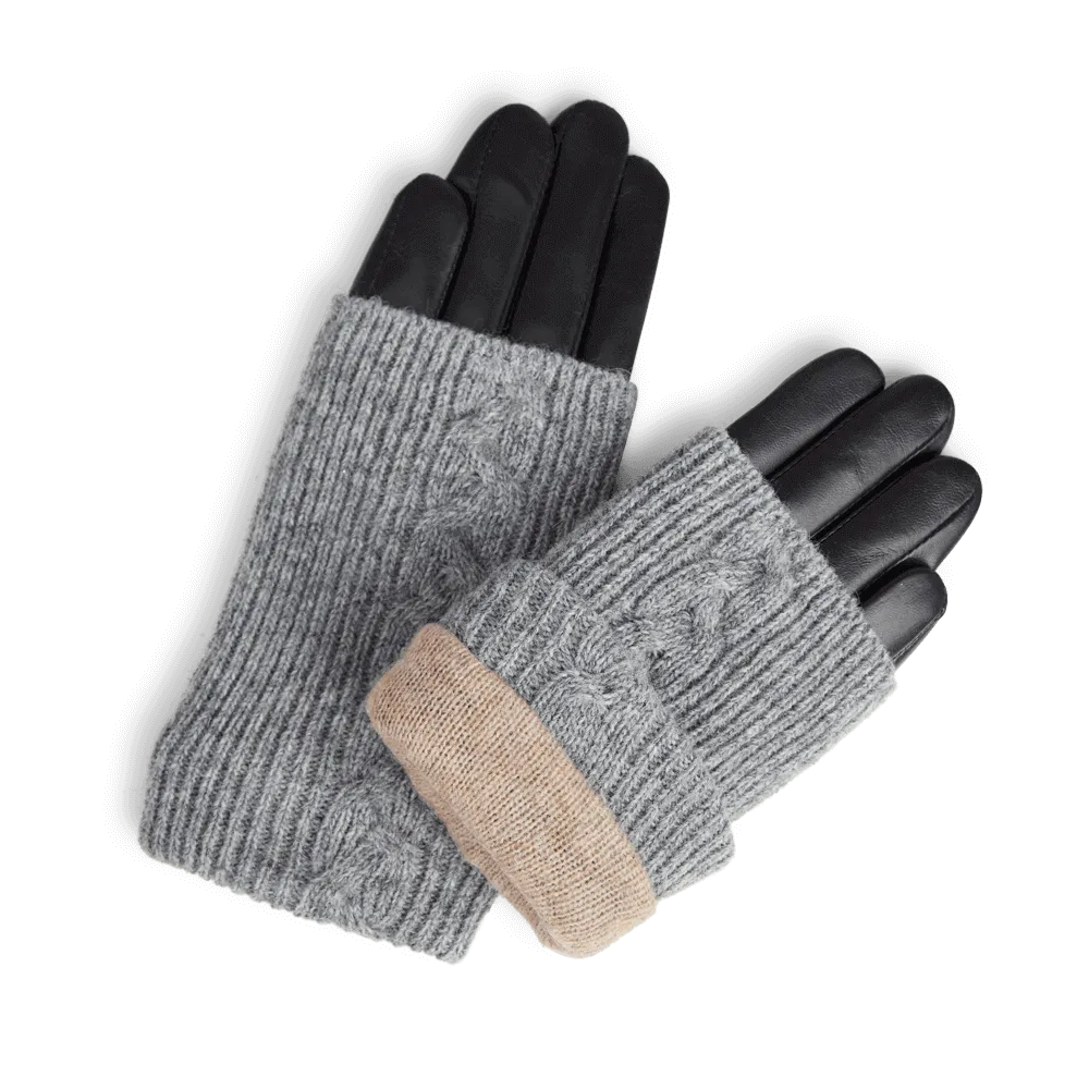 HellyMBG Gloves, Cable Knit
