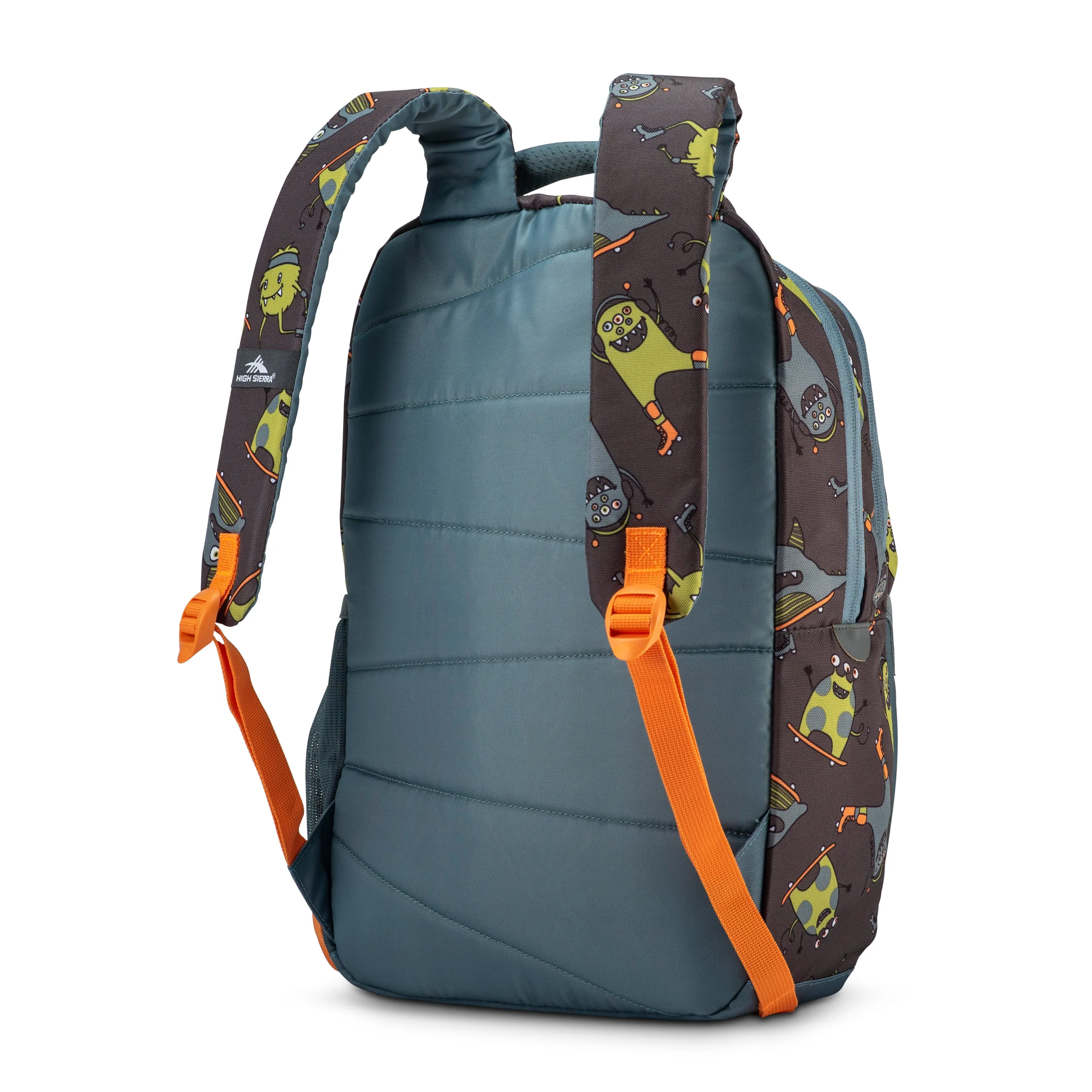 High Sierra Ollie Lunchkit Backpack - Monsters On Wheels/Grey