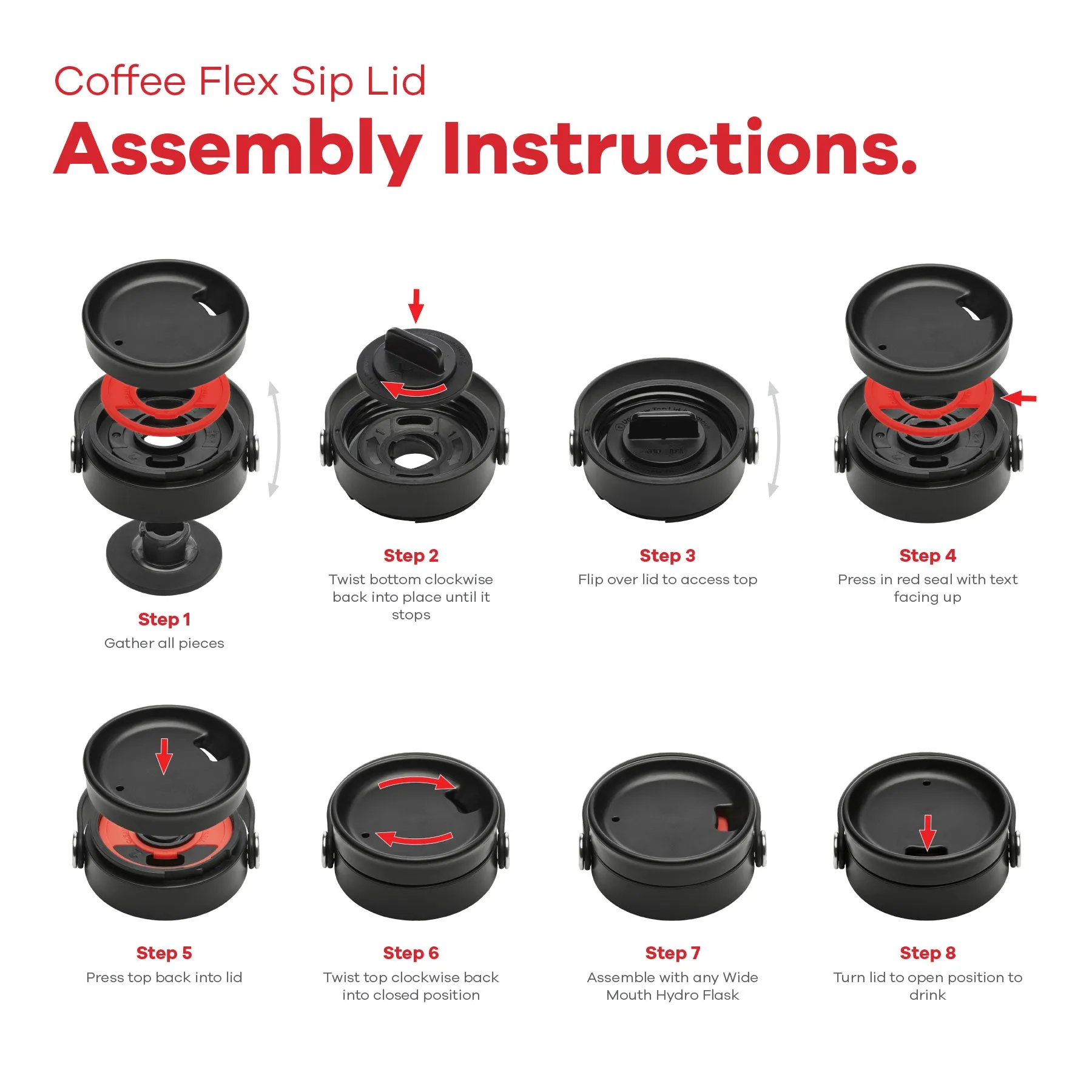 Hydro Flask 16oz Wide Mouth Flex Sip™ Bottle