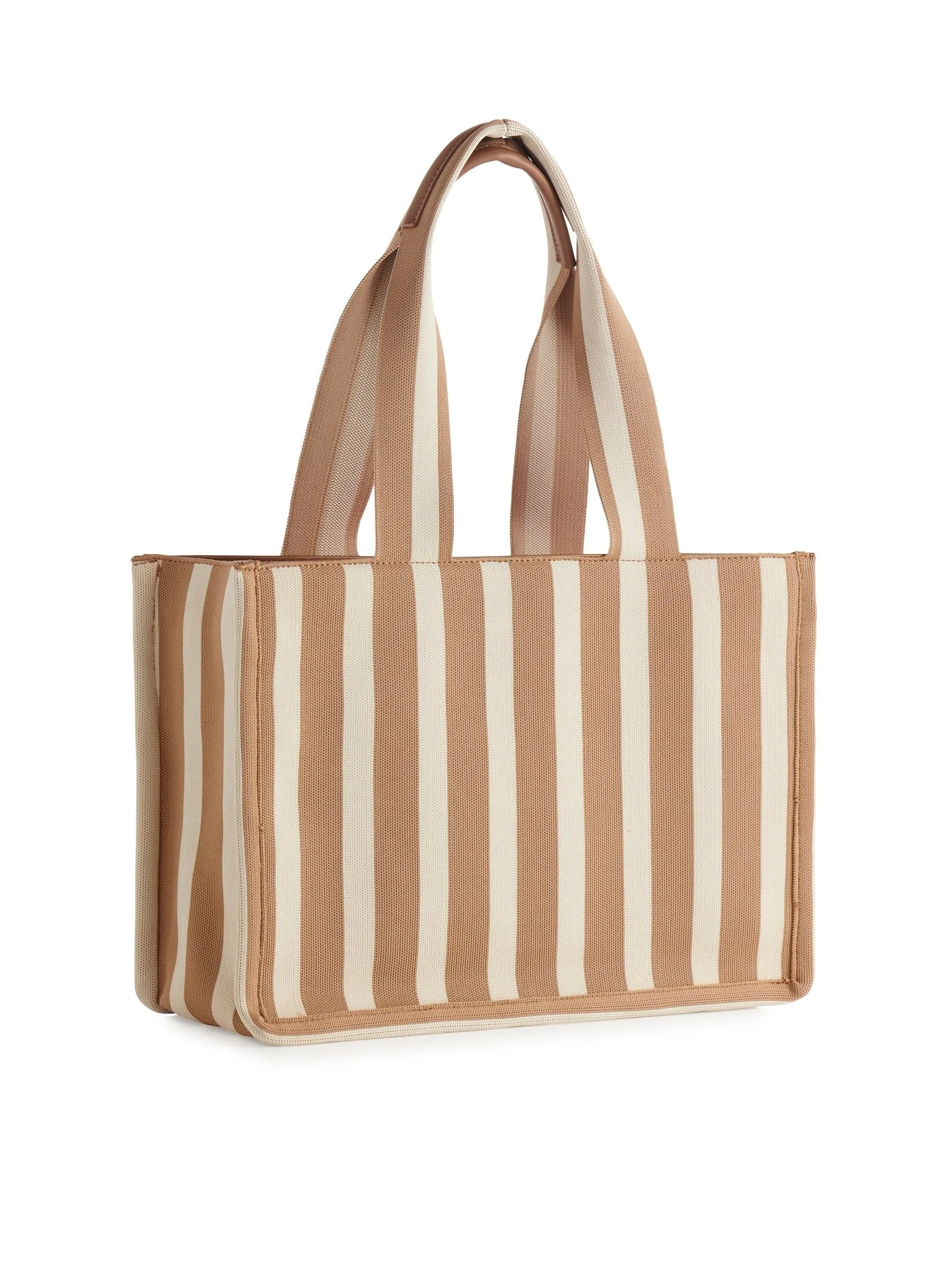 Isla Stripe Boxy Tote