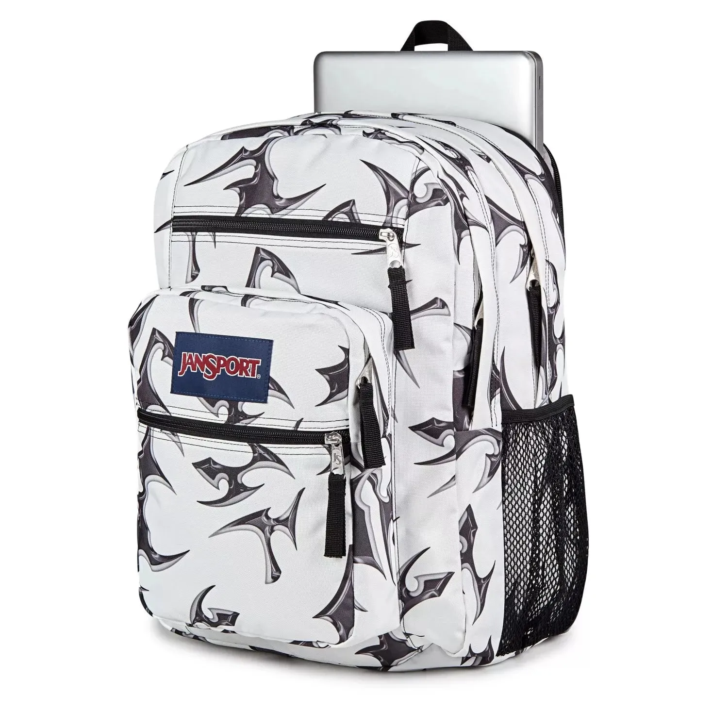 JanSport Big Student Backpack - Cyber Silver White