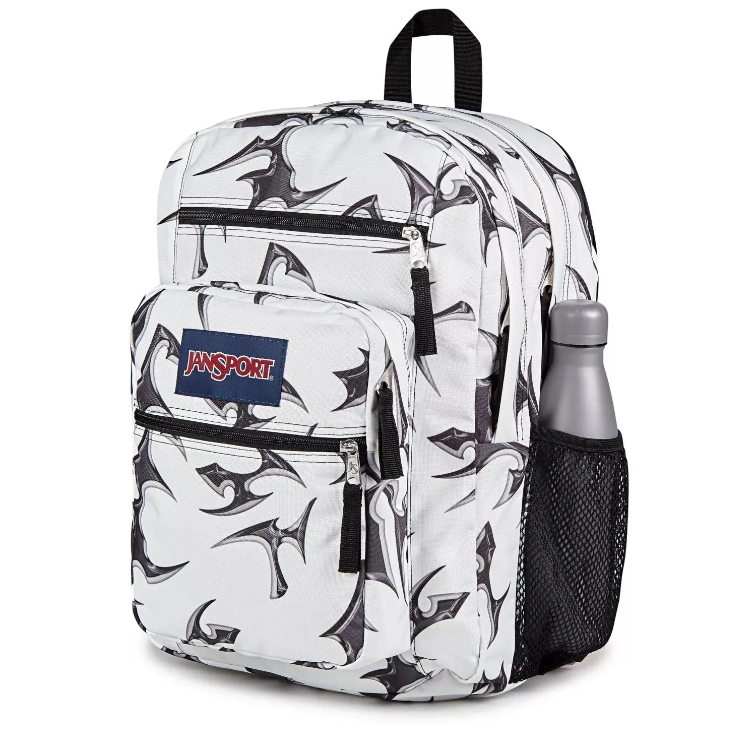 JanSport Big Student Backpack - Cyber Silver White