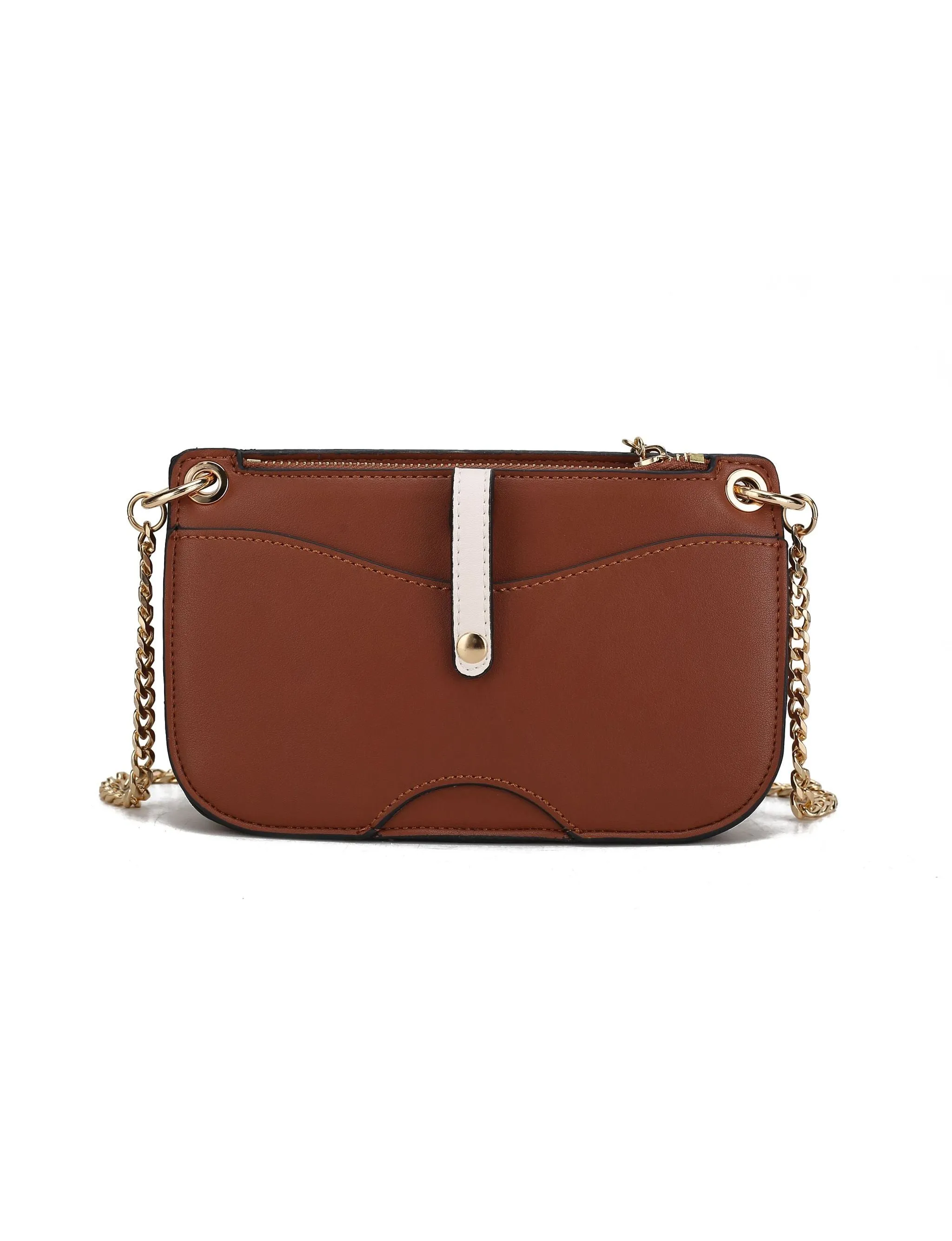 Jill Vegan Leather Women’s Color Block Crossbody Bag