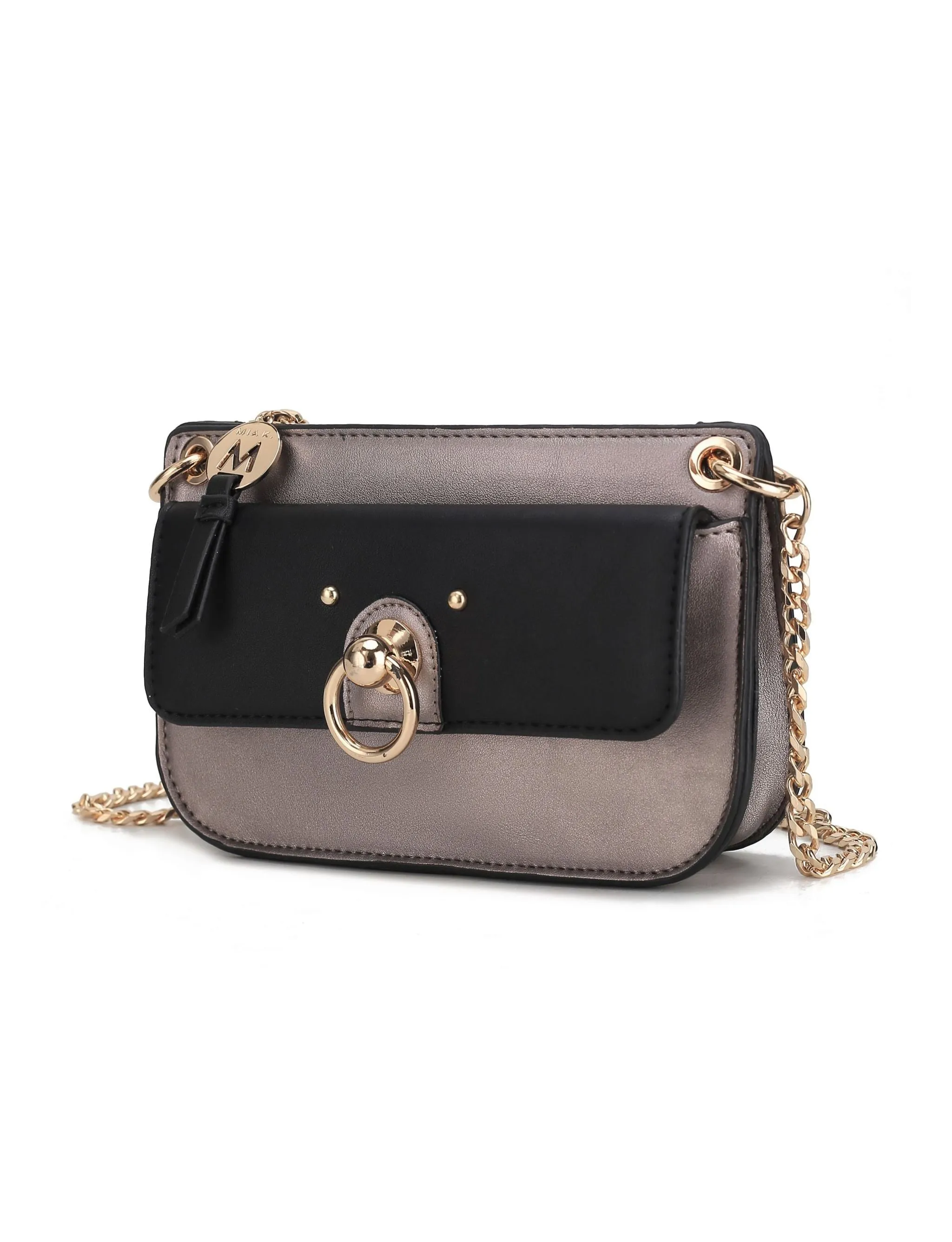 Jill Vegan Leather Women’s Color Block Crossbody Bag